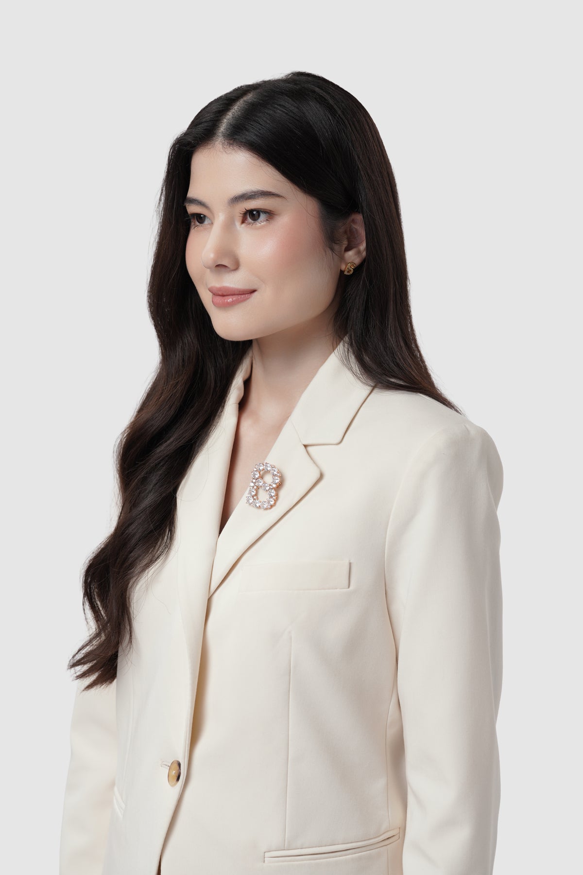 Daria Brooch - Rose Gold