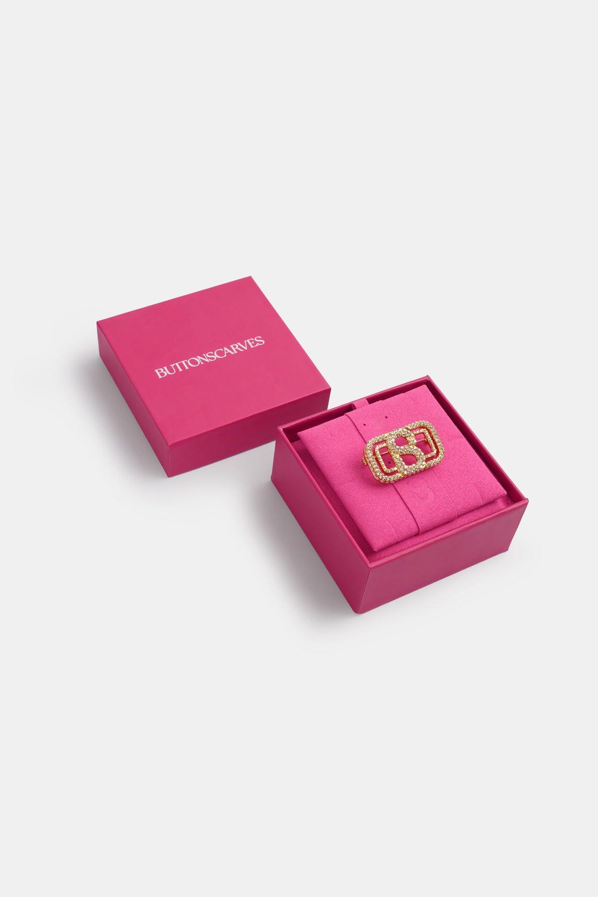 Briana Crystal Brooch Small - Crystal Gold