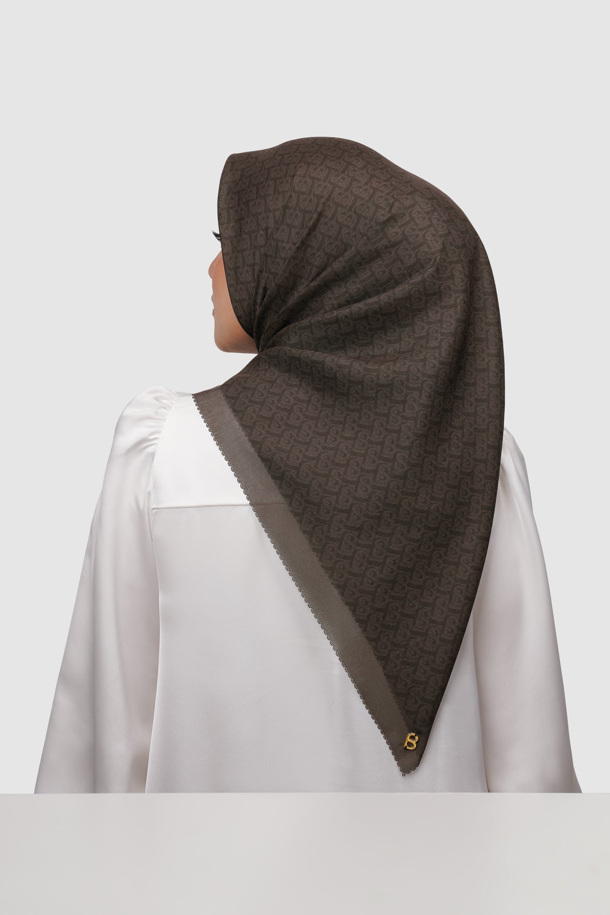 Bimu Twill Square - Coffee Bean