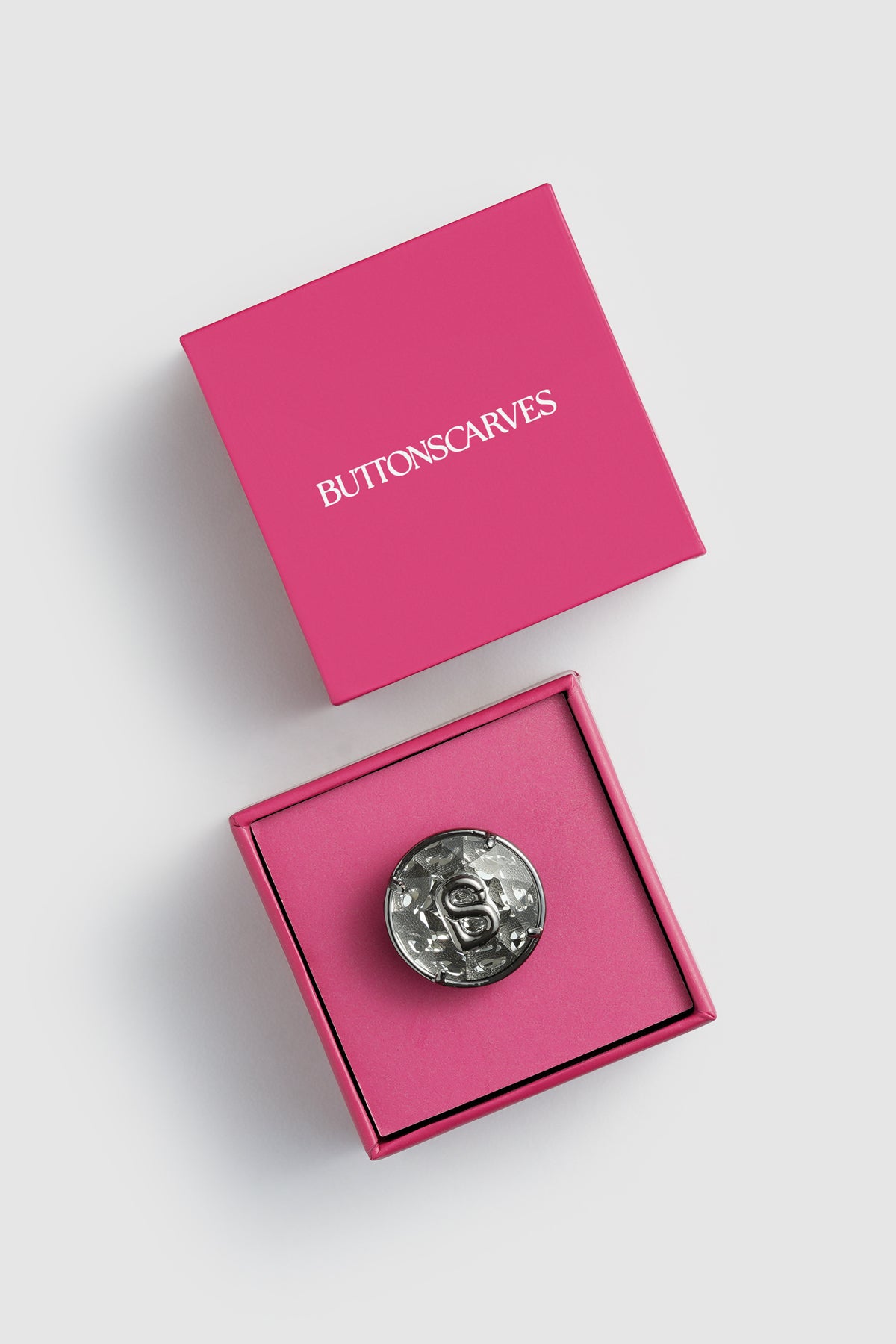 Brillora Pin Brooch - Hematite