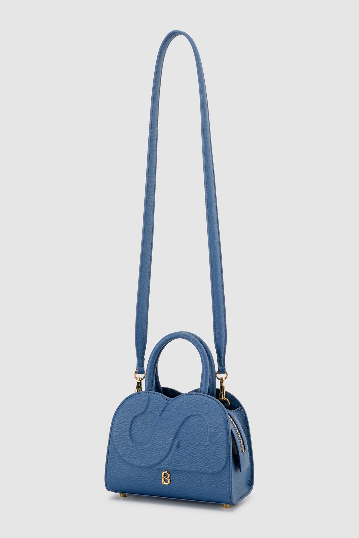 Joy Bag Small - Saffiano Leather - Bluebell