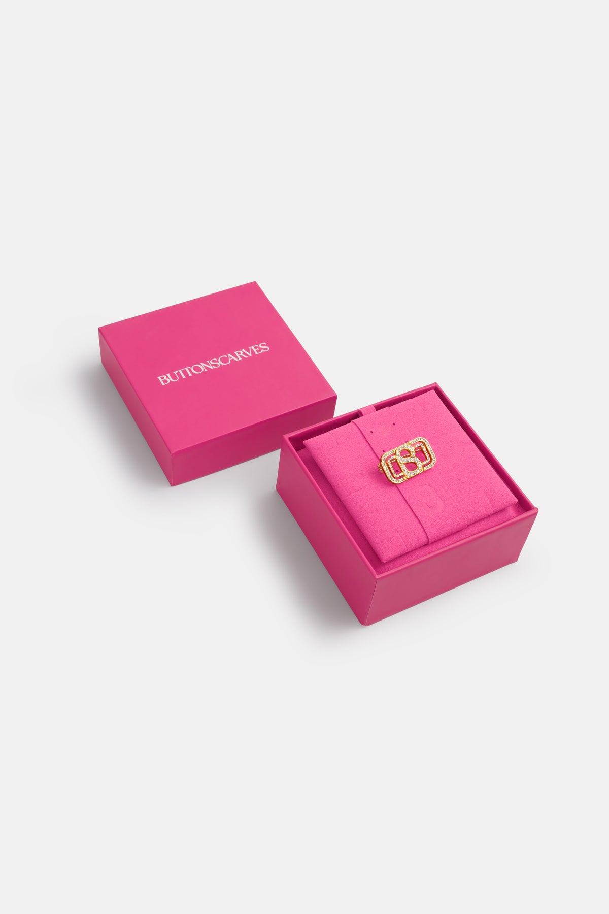Briana Crystal Pin Brooch - Gold