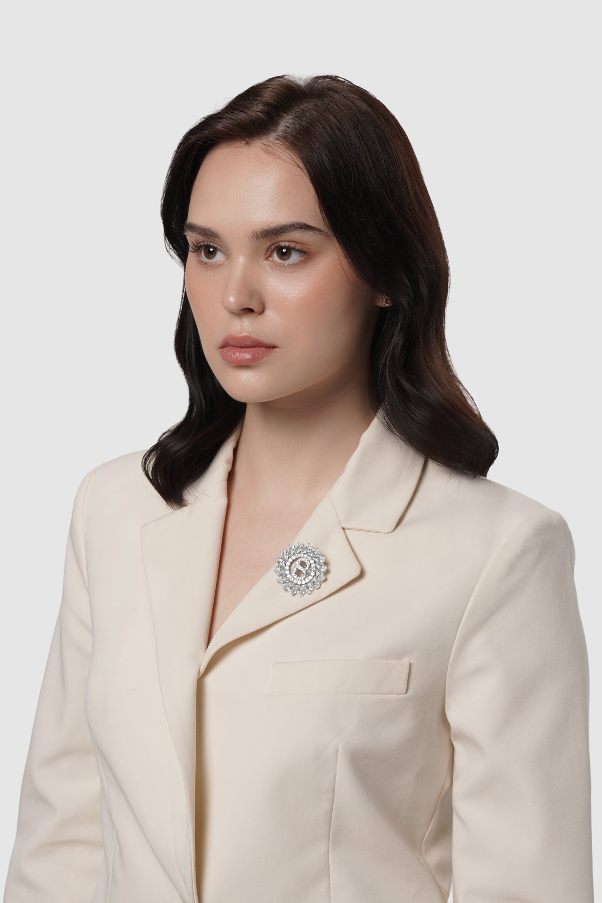 Orien Brooch - Silver