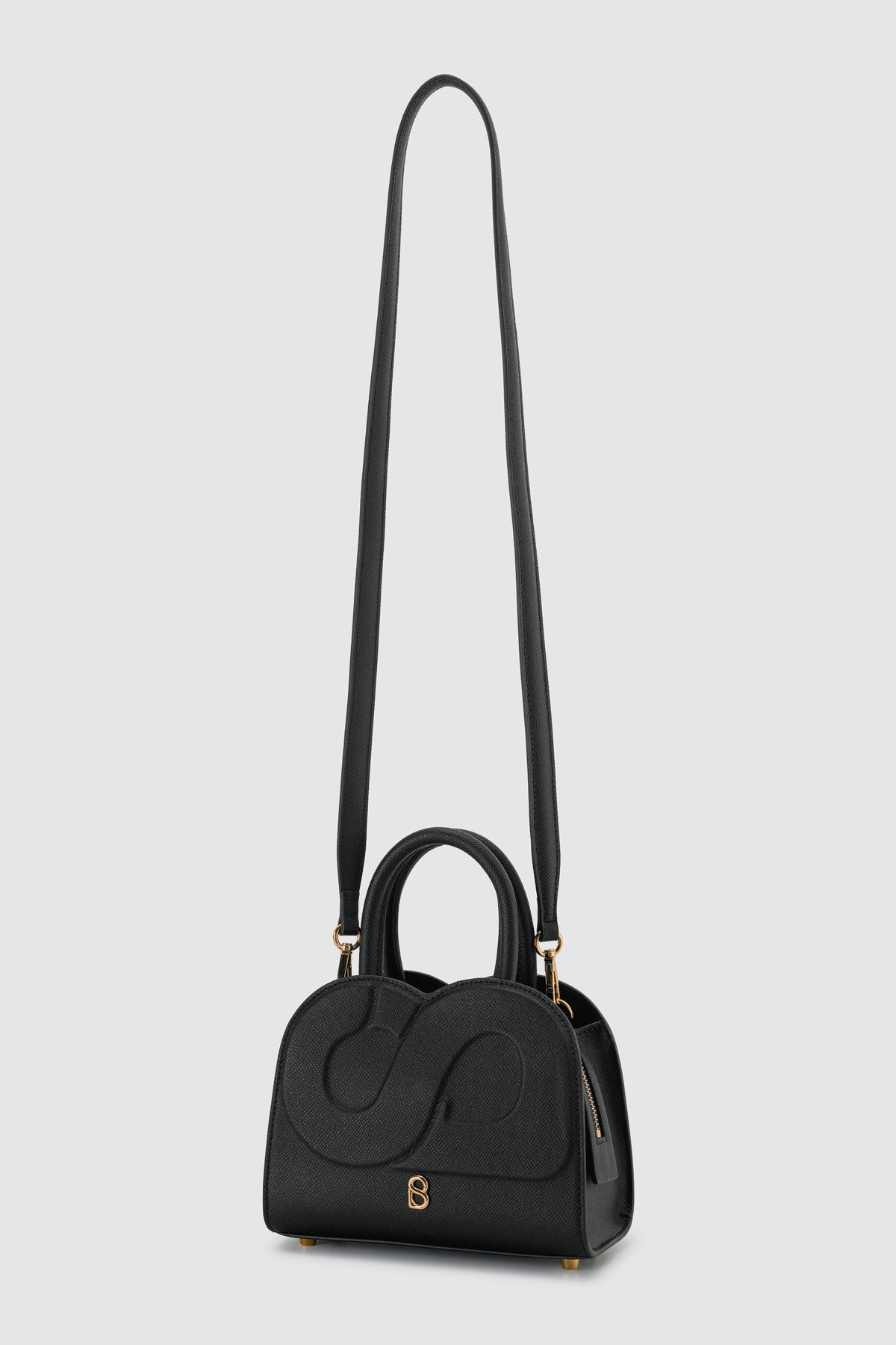 Joy Bag Small - Saffiano Leather - Black