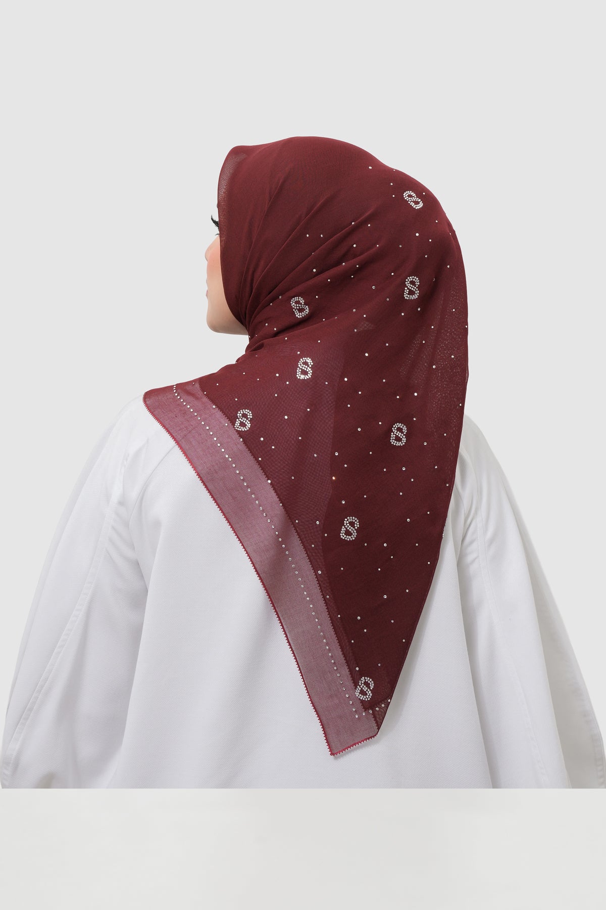 Everyday Glam Scarf - Maroon