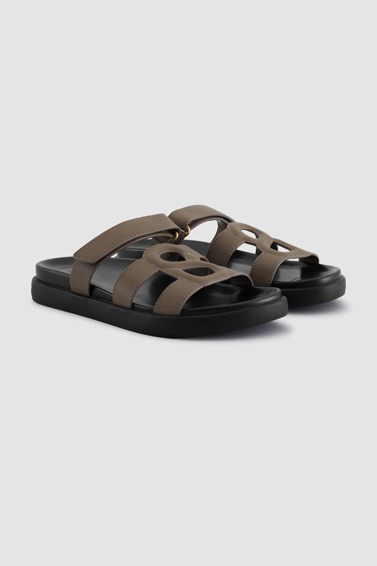 Kefi Signature Strap Sandal - Taupe