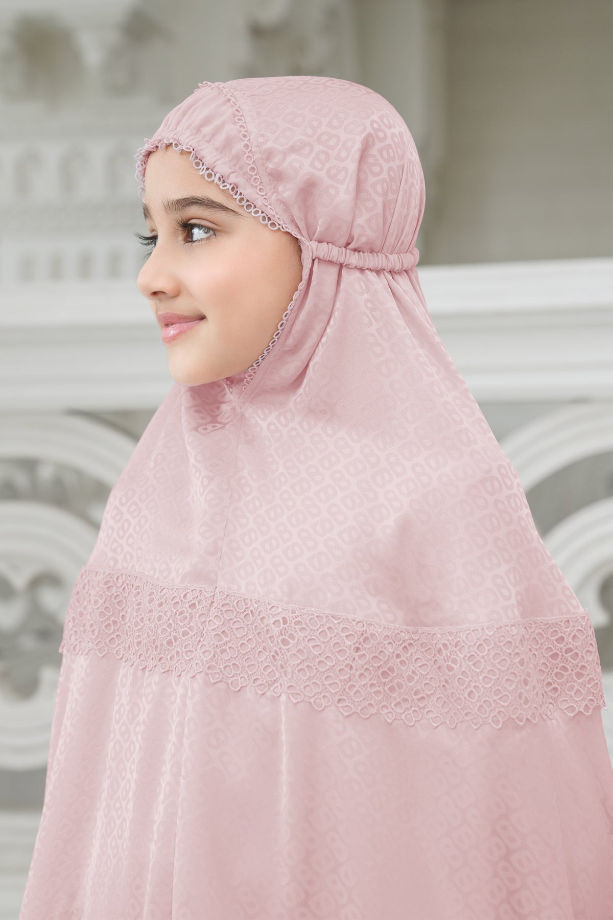 Safa Kids Prayer Robe - Pink