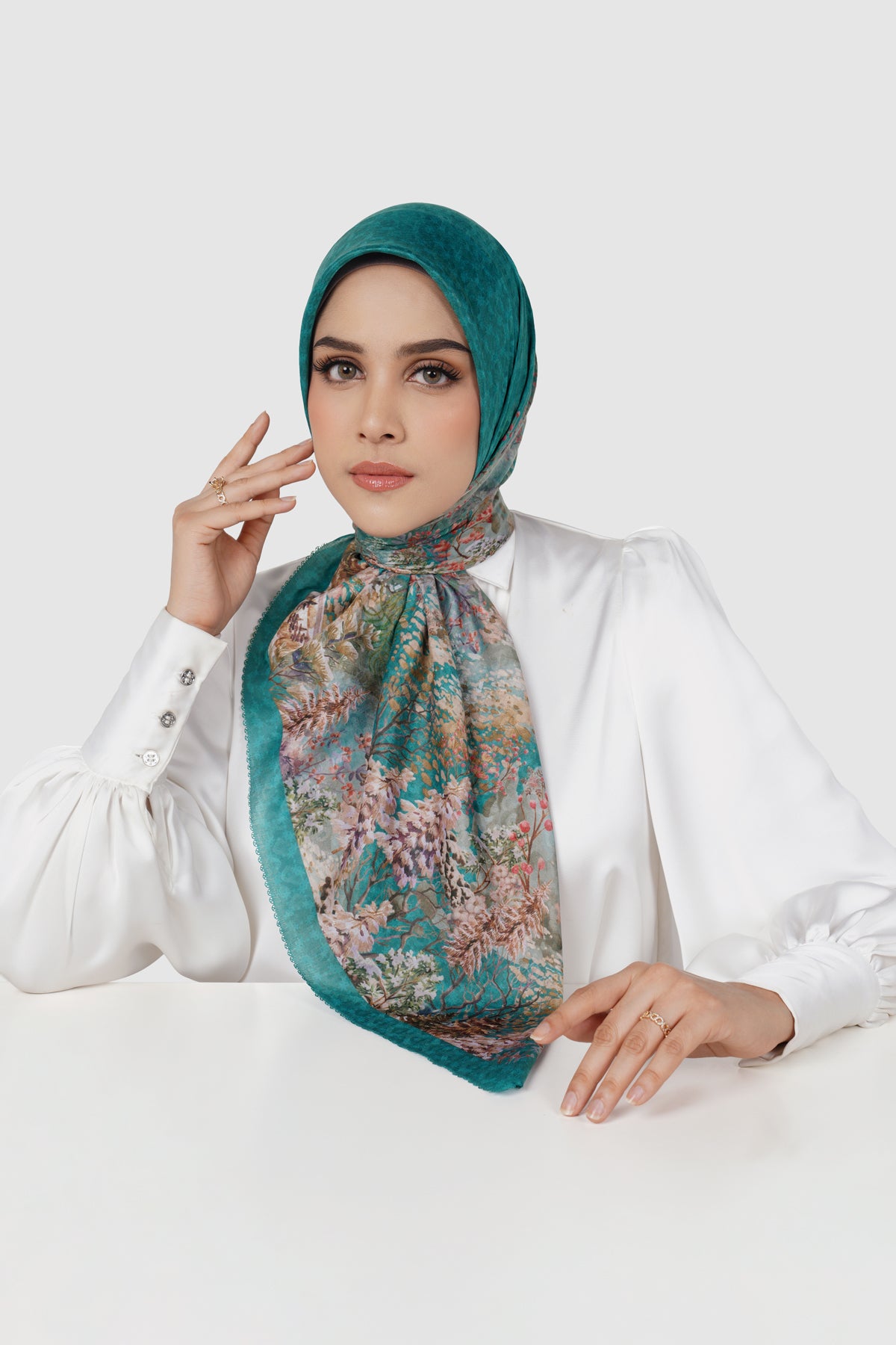 Holiday 3 Jacquard Voile - Evergreen