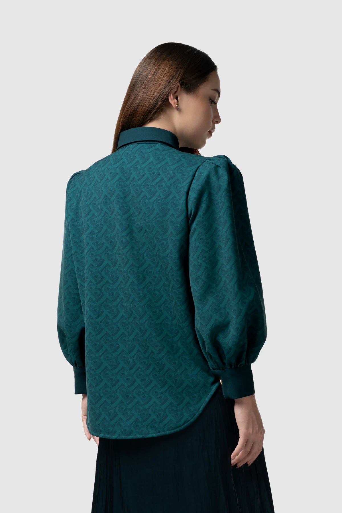Tropical26 Puff Shirt - Deep Teal