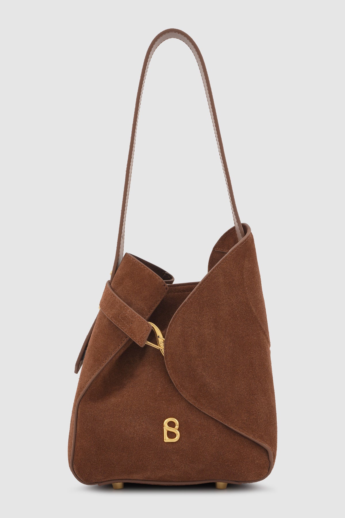 Britney Bag Small - Suede Leather - Caramel