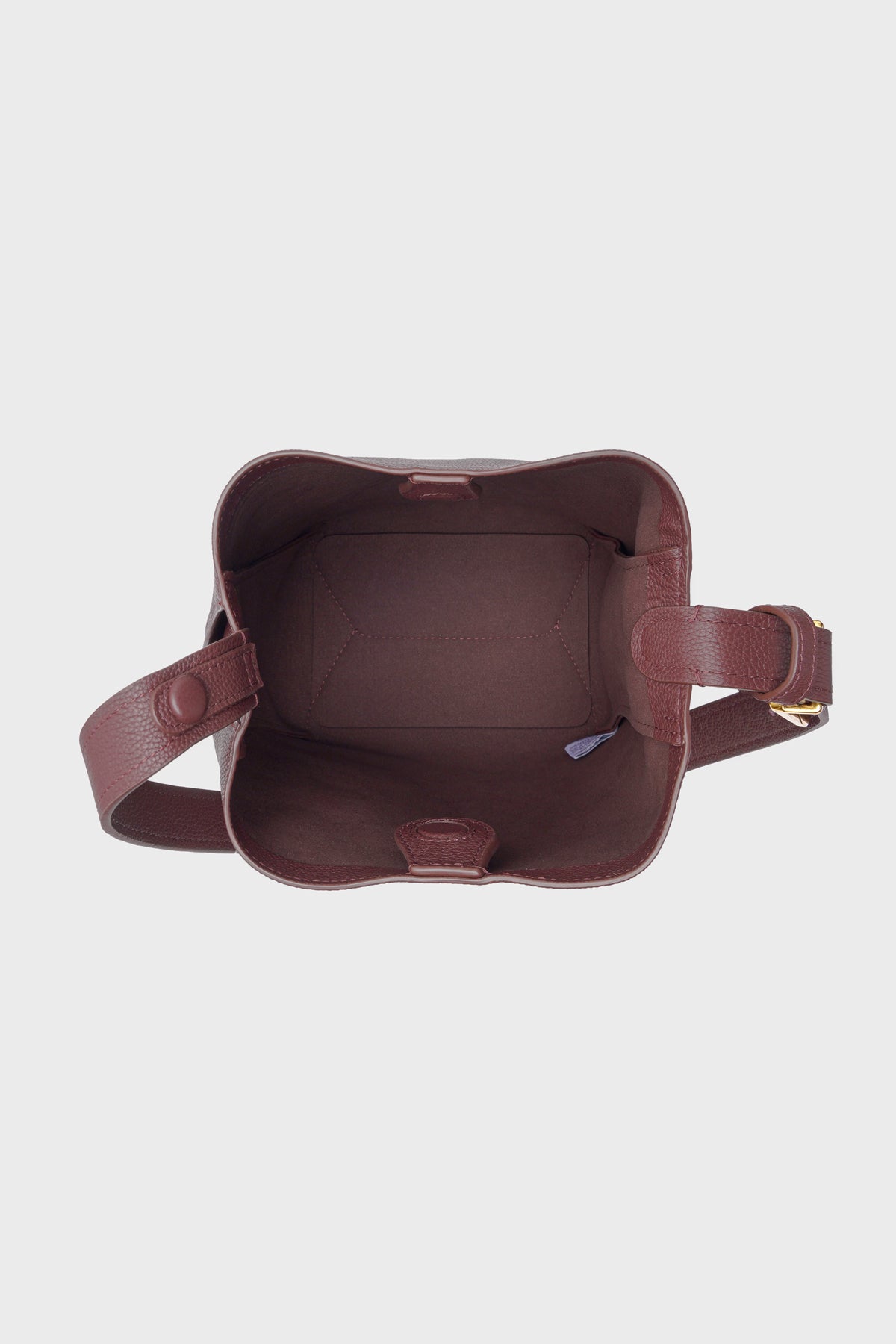 Aria Bucket Bag - Burgundy