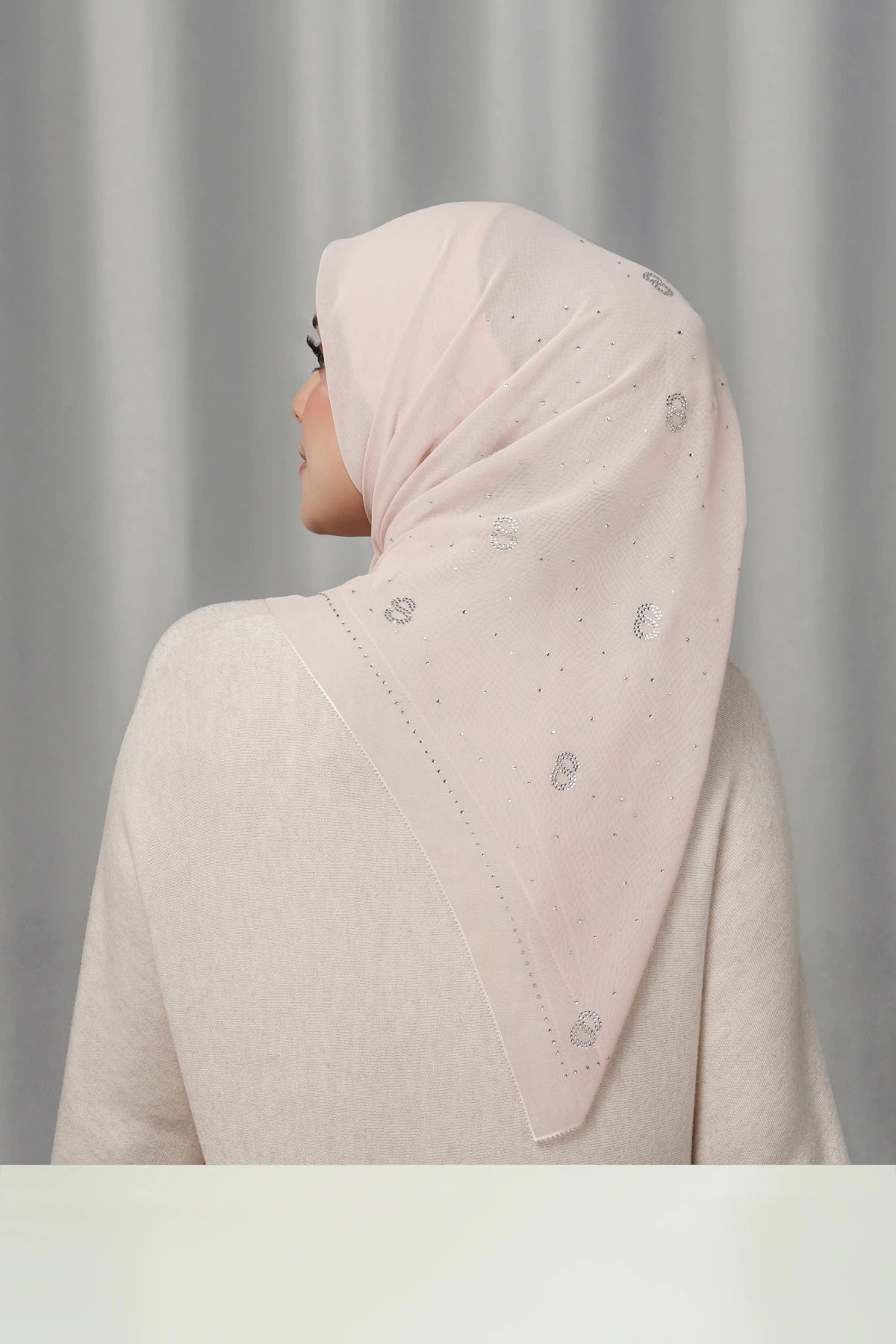 Everyday Glam Scarf - Crystal Pink