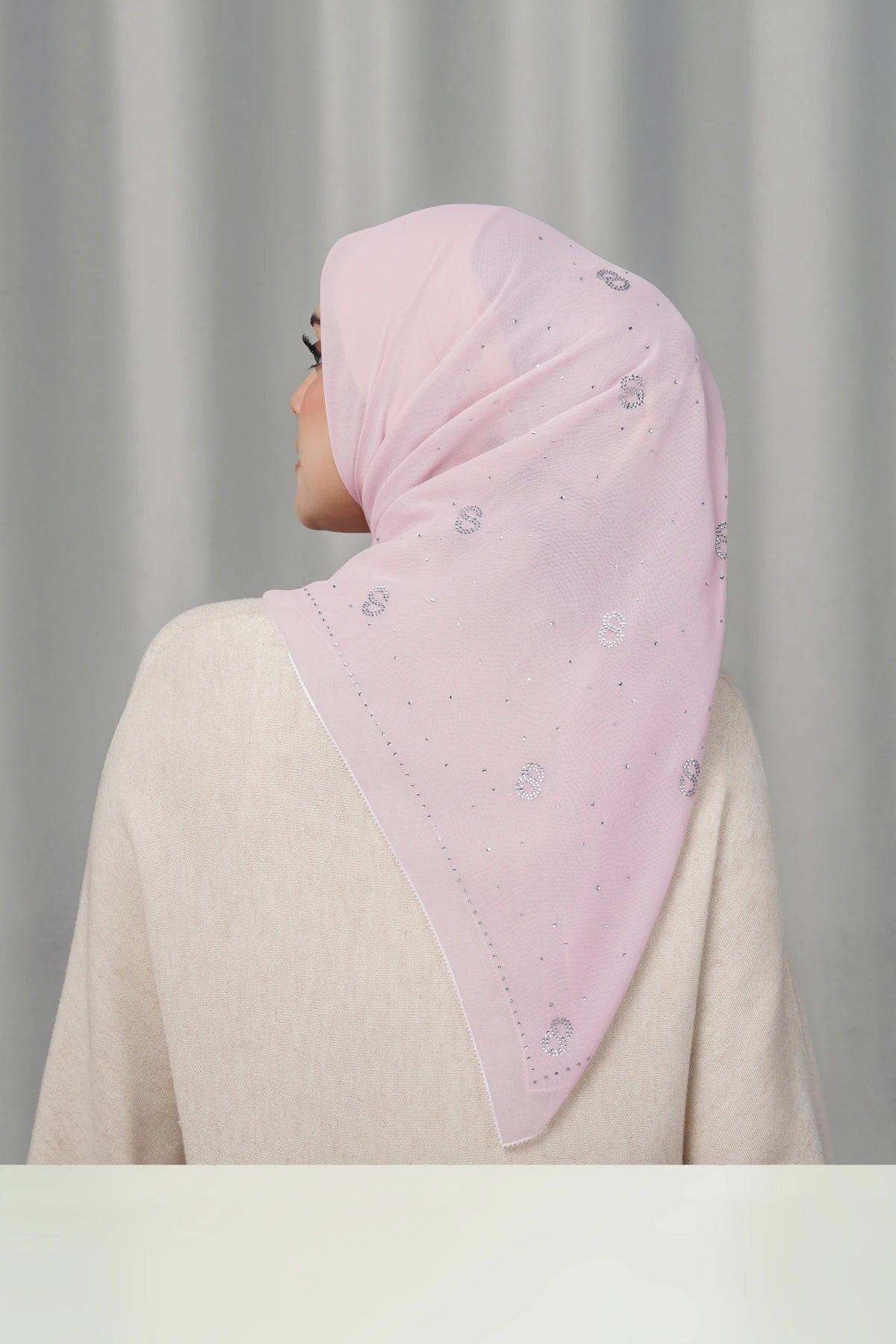 Everyday Glam Scarf - Dusty Pink