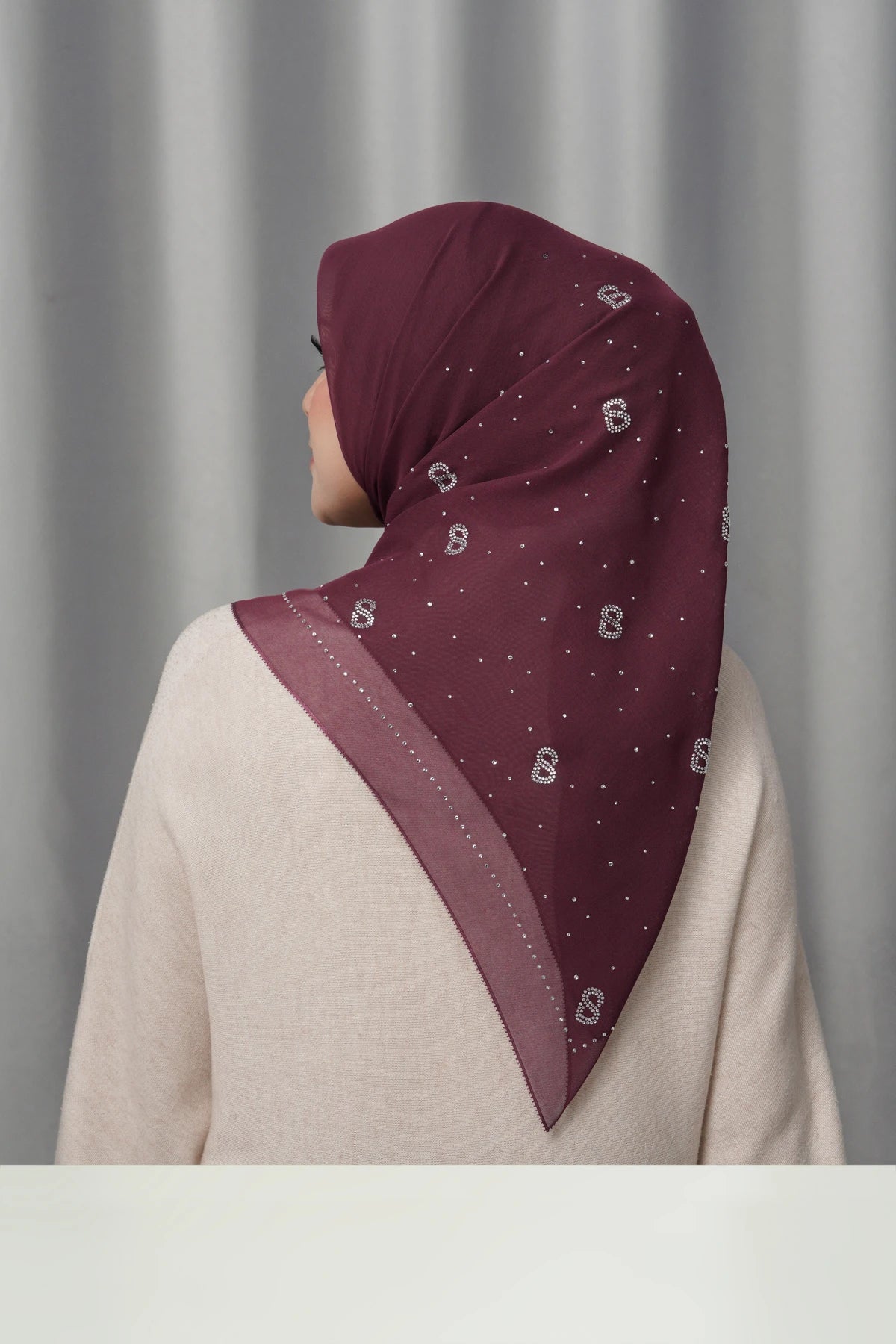 Everyday Glam Scarf - Pomegranate