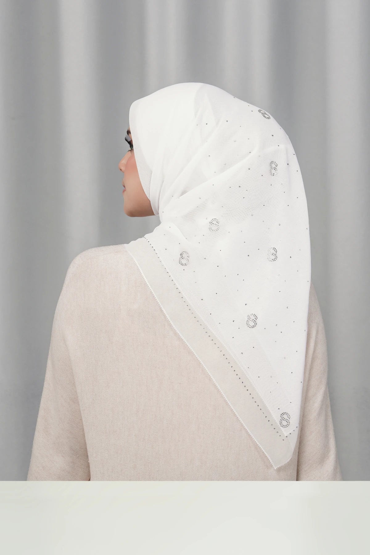 Everyday Glam Scarf - White