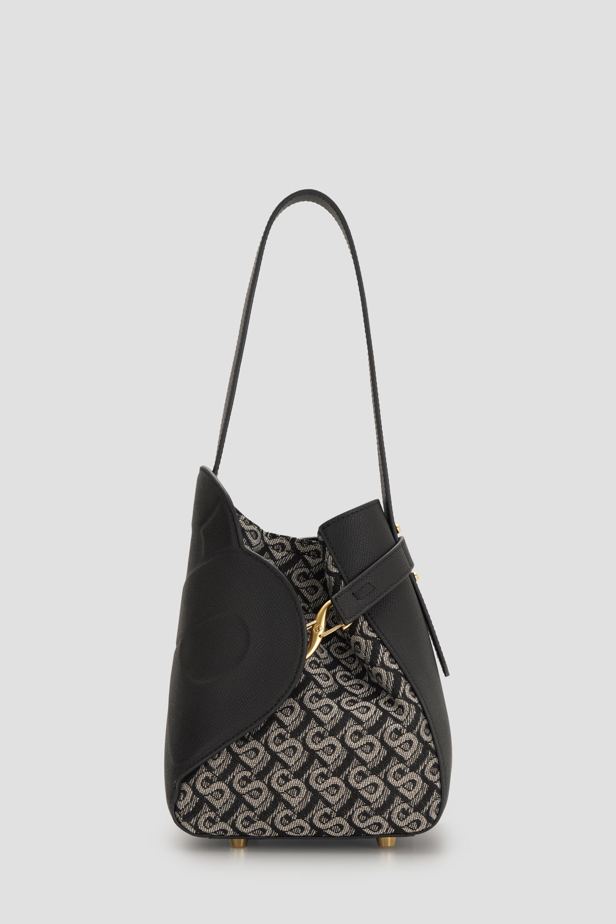 Britney Bimu Jacquard Bag Small - Black