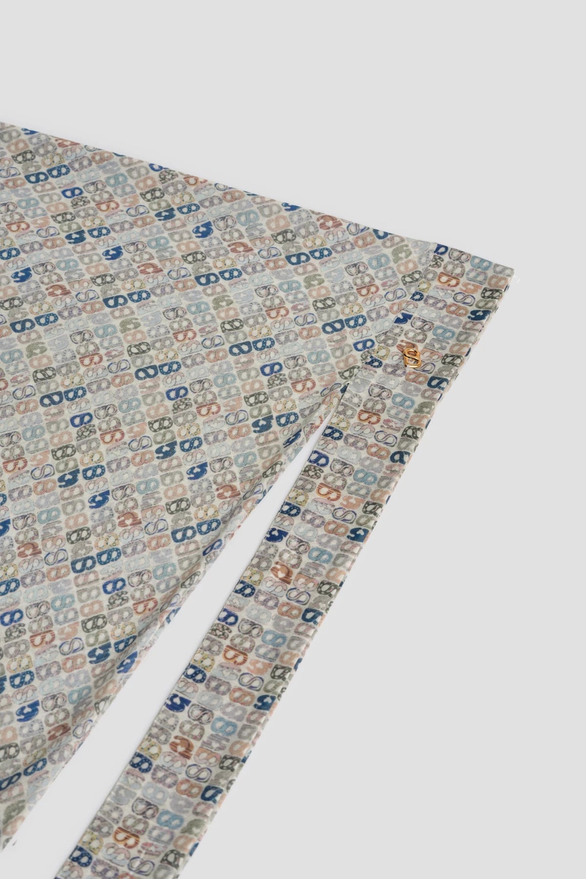 Nagita Tie Back Square - Azure
