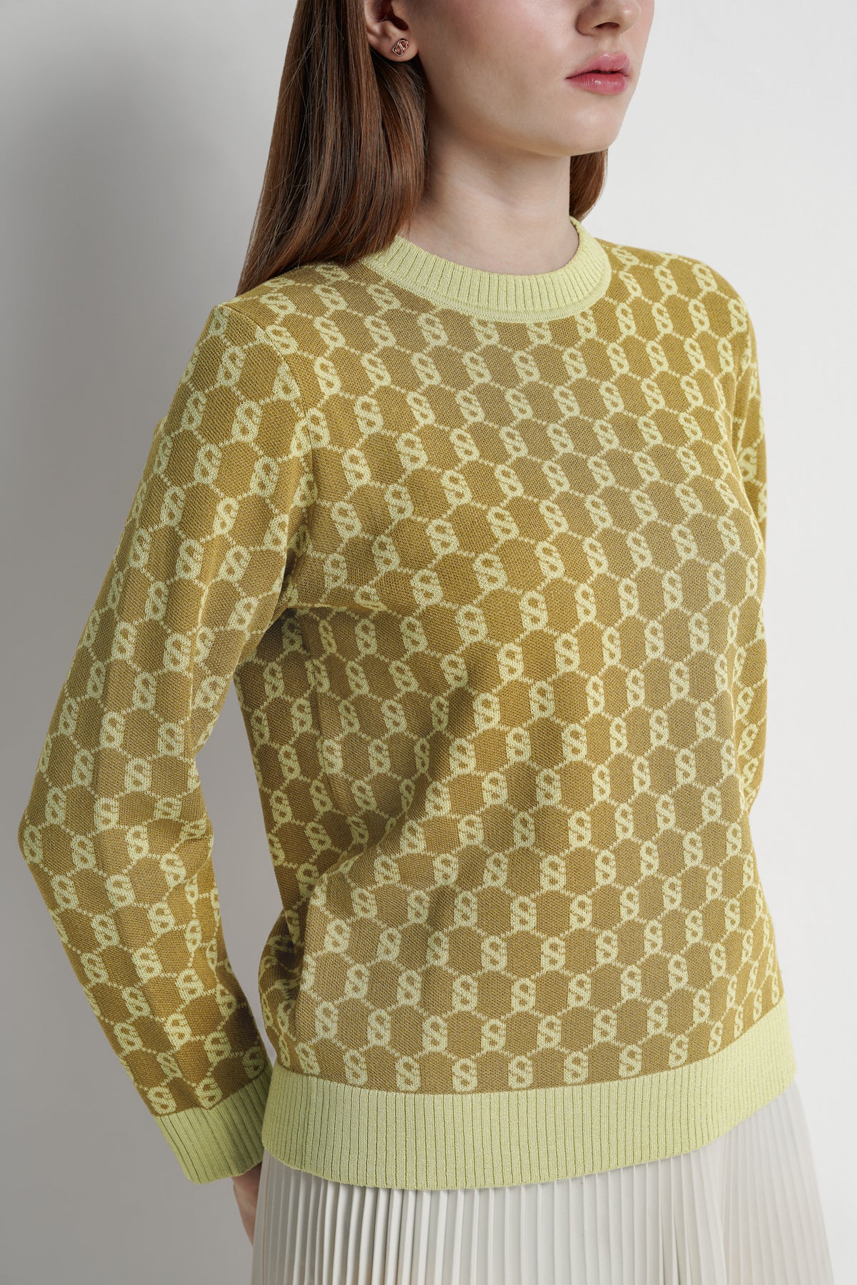 Signature Monogram Sweatshirt - Moss