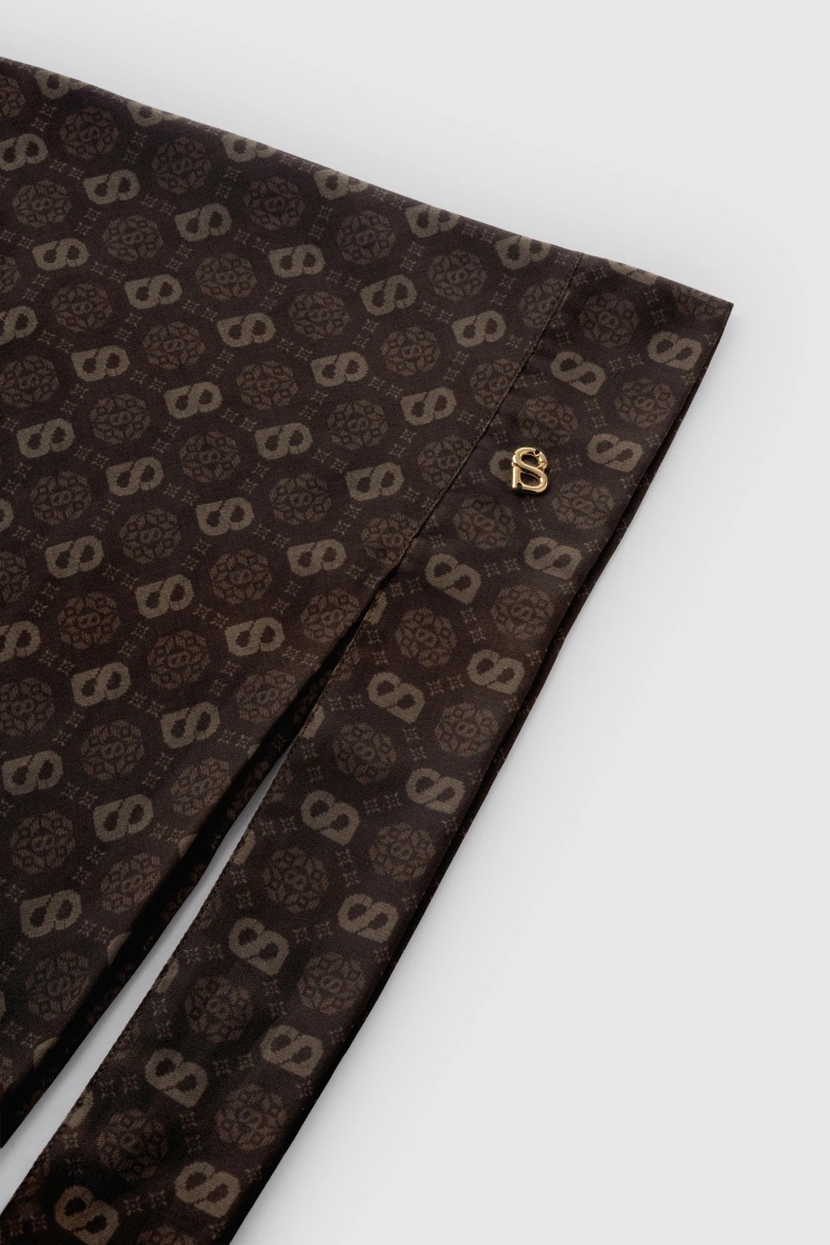 Songket Tie Back Square - Mahogany