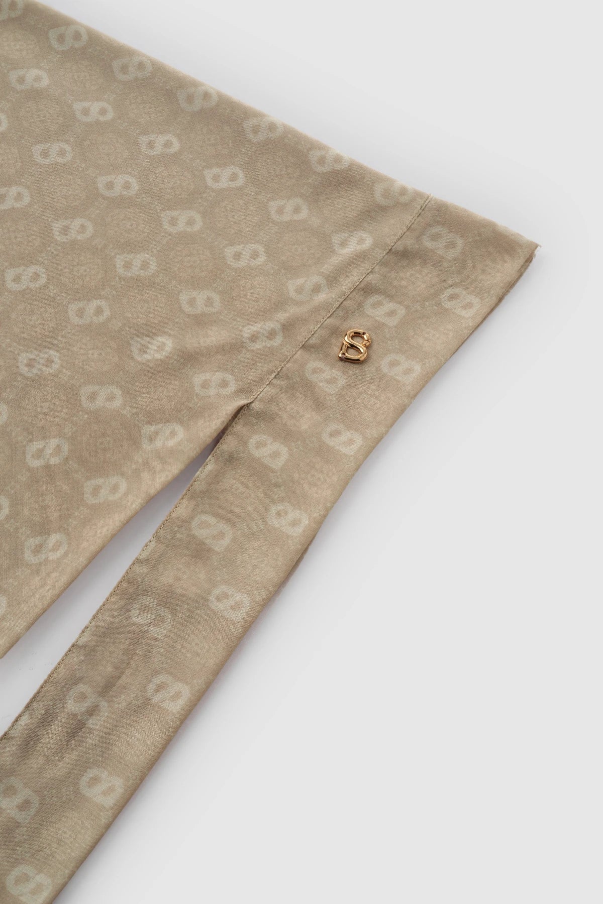 Songket Tie Back Square - Sand