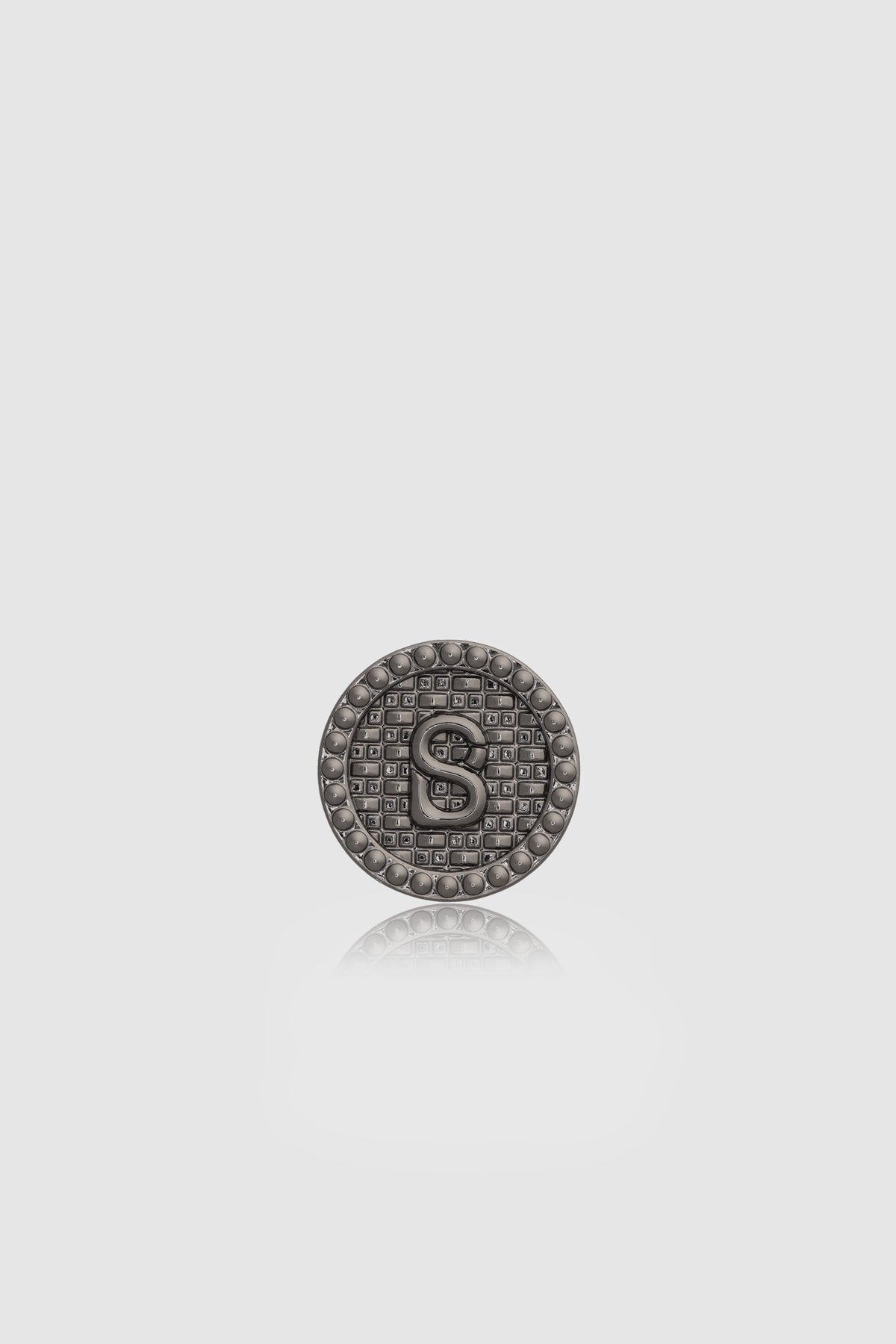 Round Pin Brooch Package 05 - Hematite