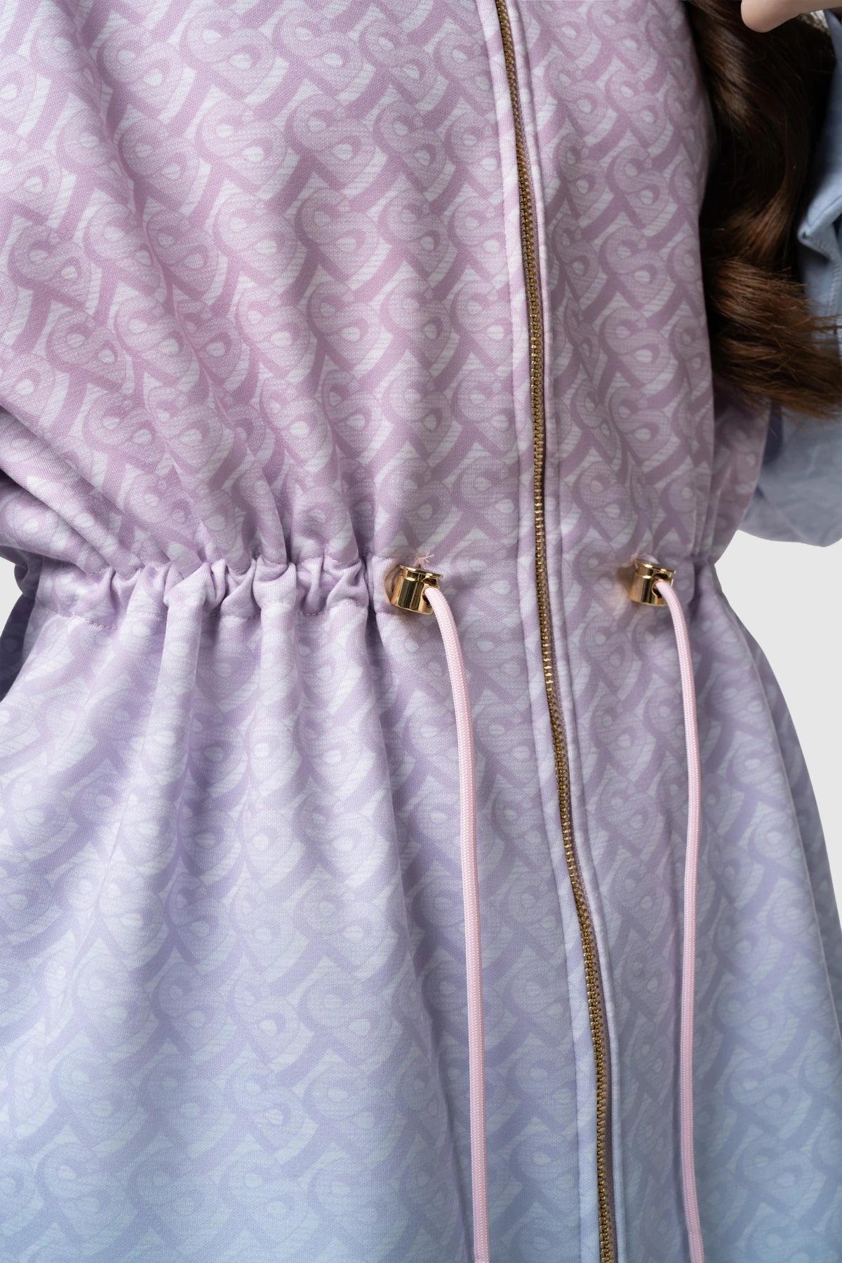Tropical26 Cinched Jacket - Pink/Blue