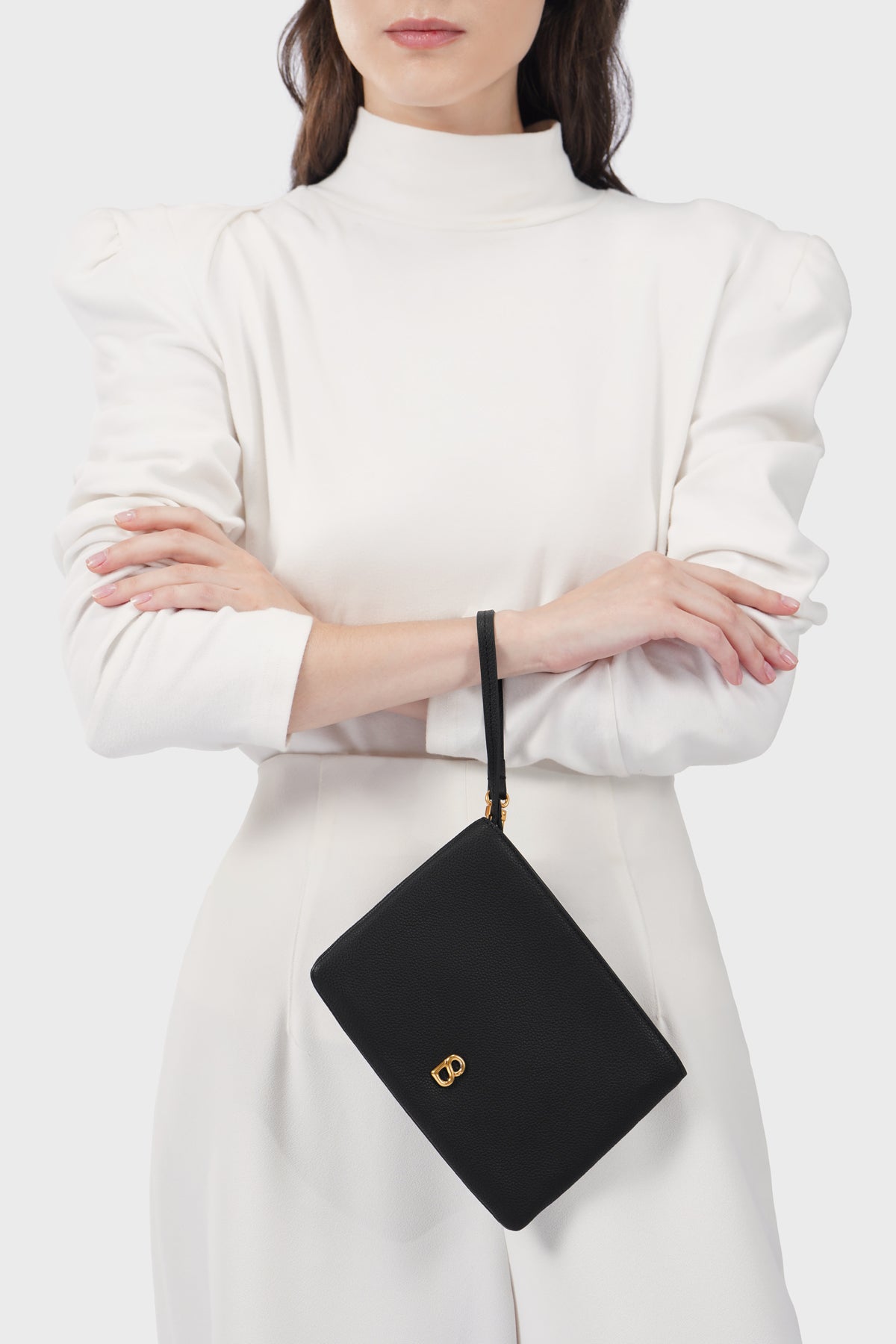 Signature Wristlet - Black