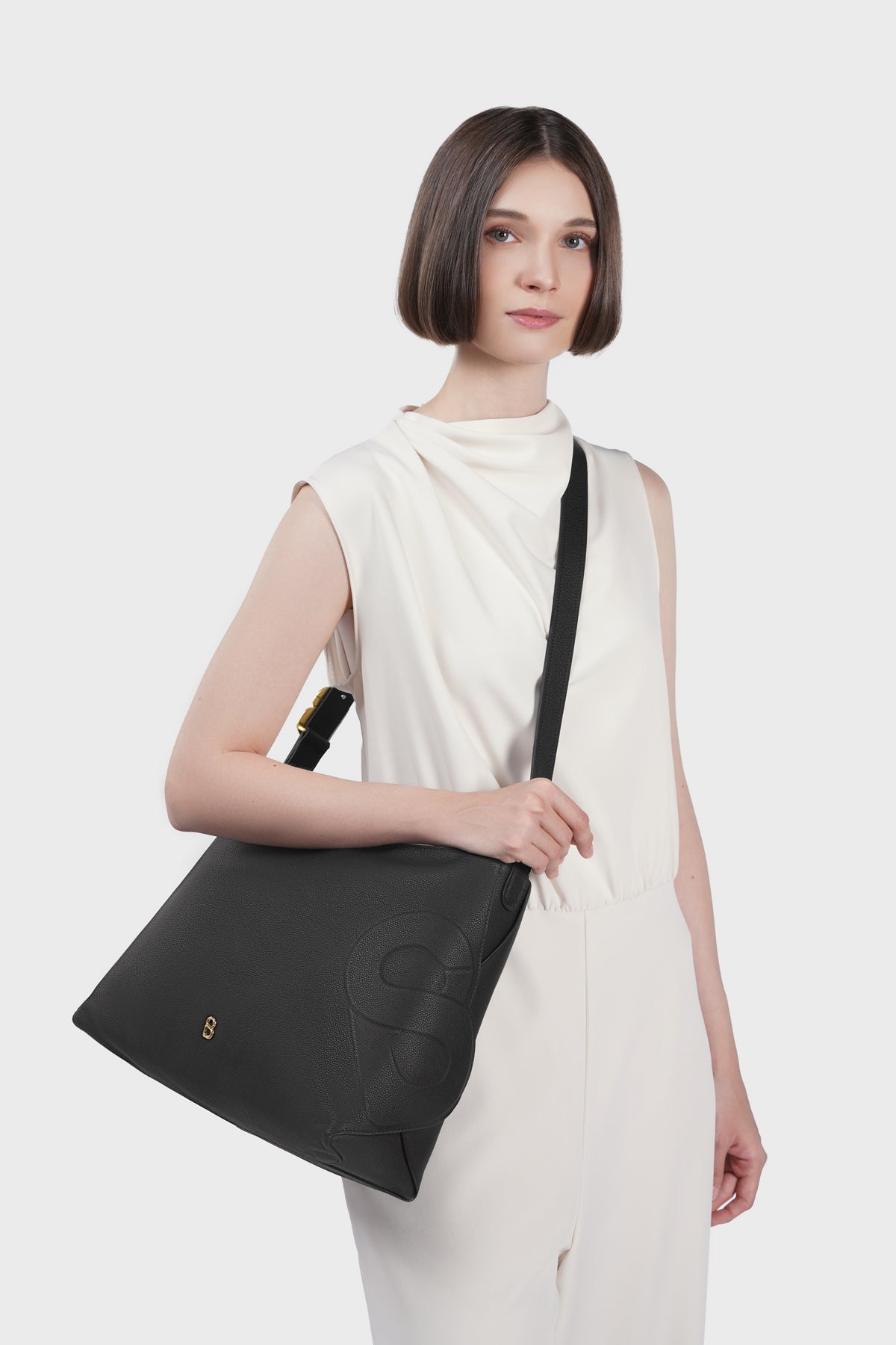Aria Hobo Bag - Black