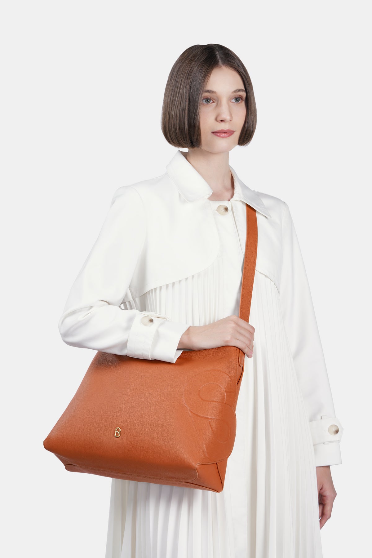 Aria Hobo Bag - Caramel