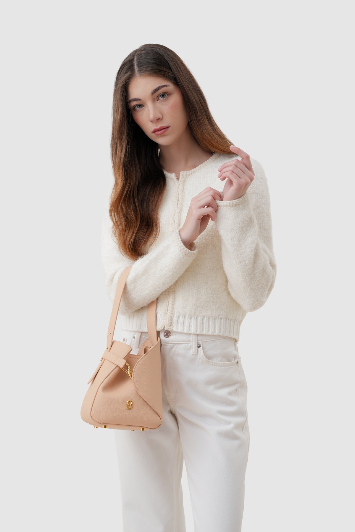 Britney Bag Small - Saffiano Leather - Seaside