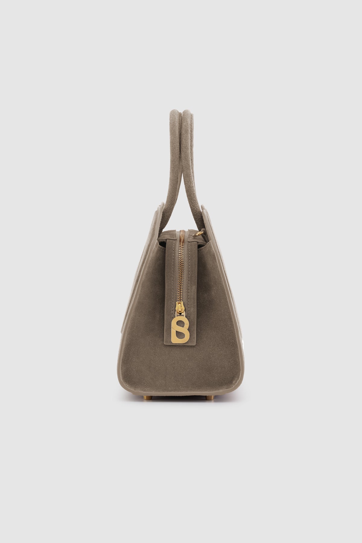 Joy Bag Medium - Suede Leather - Taupe