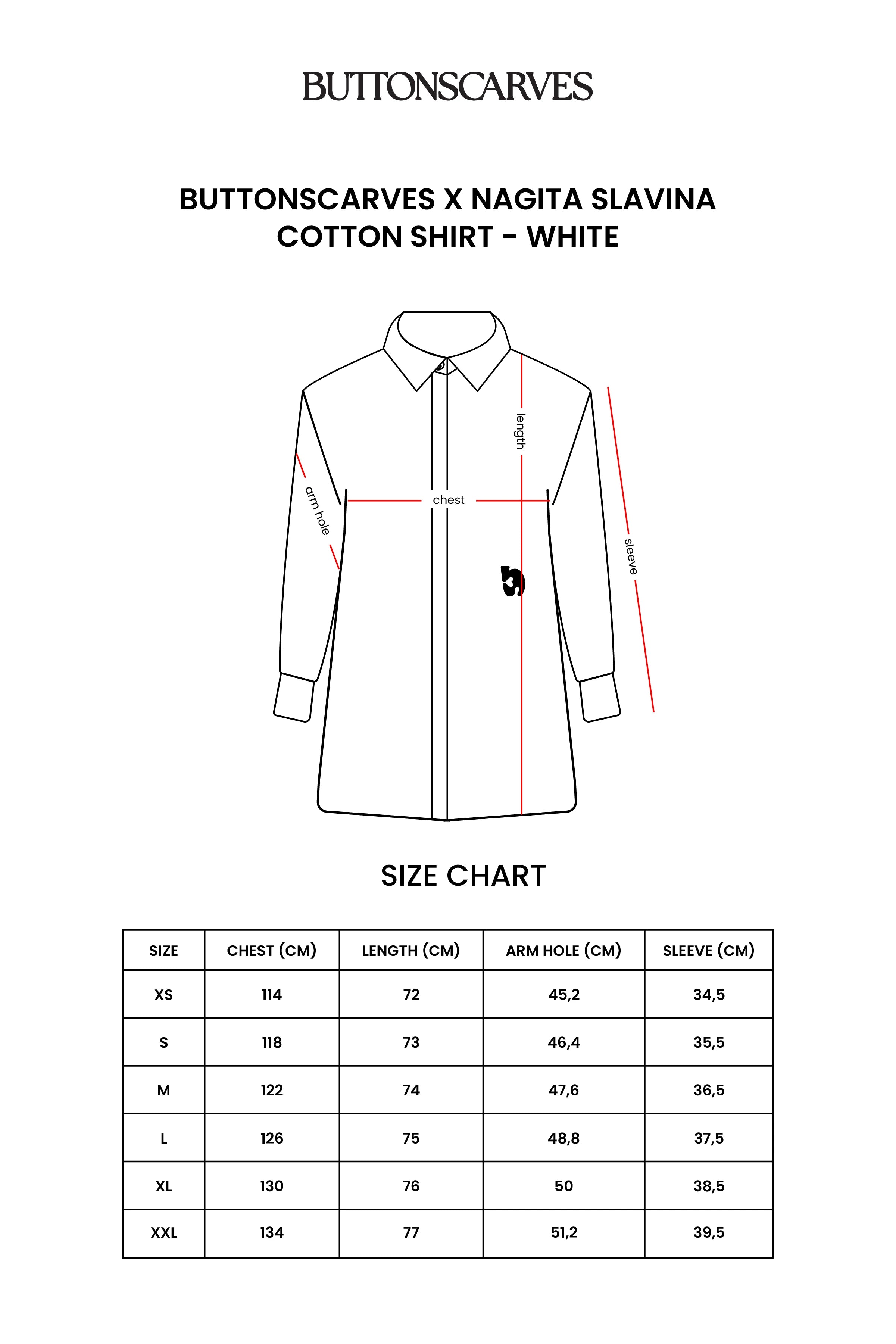 Nagita Cotton Shirt - White