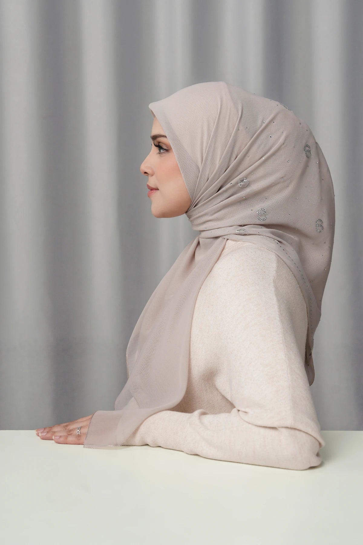 Everyday Glam Scarf - Oxford Tan