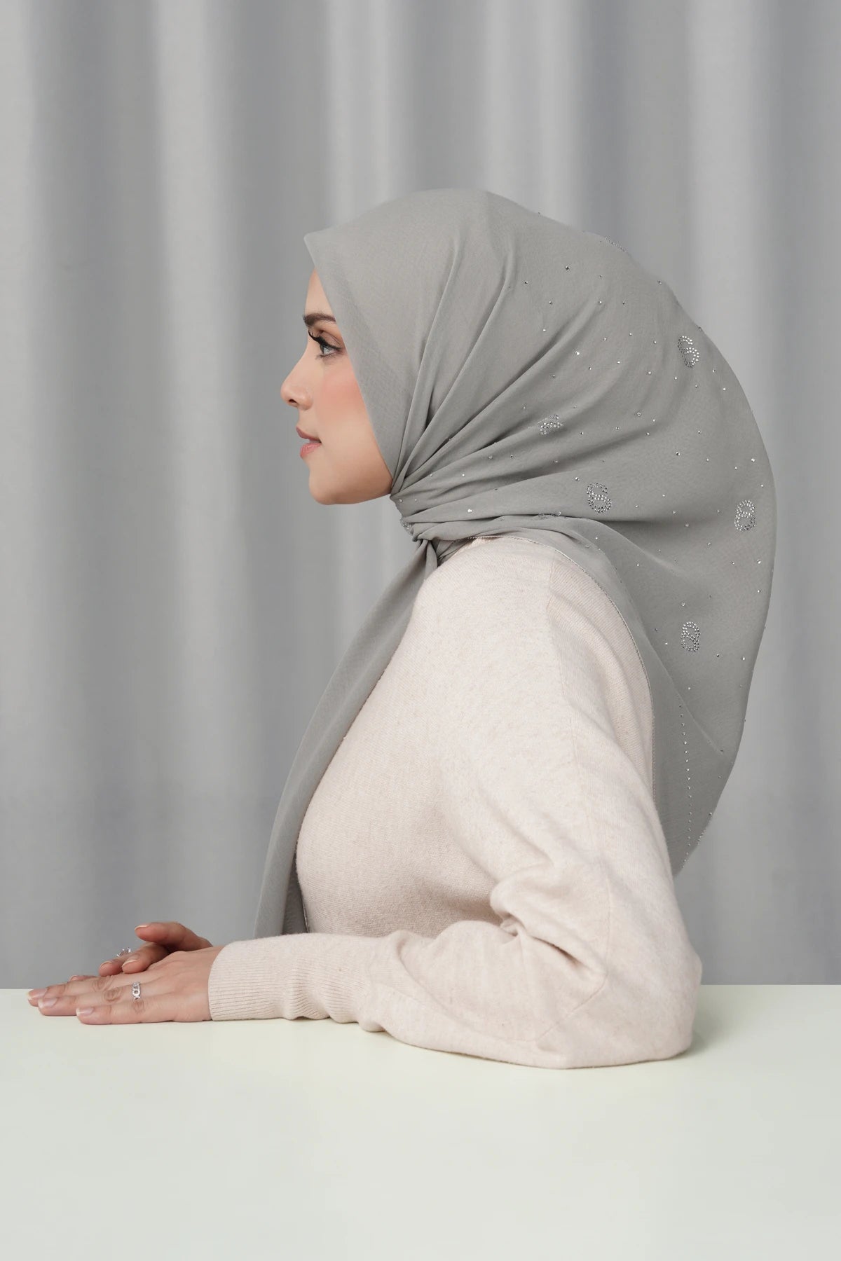Everyday Glam Scarf - Stone