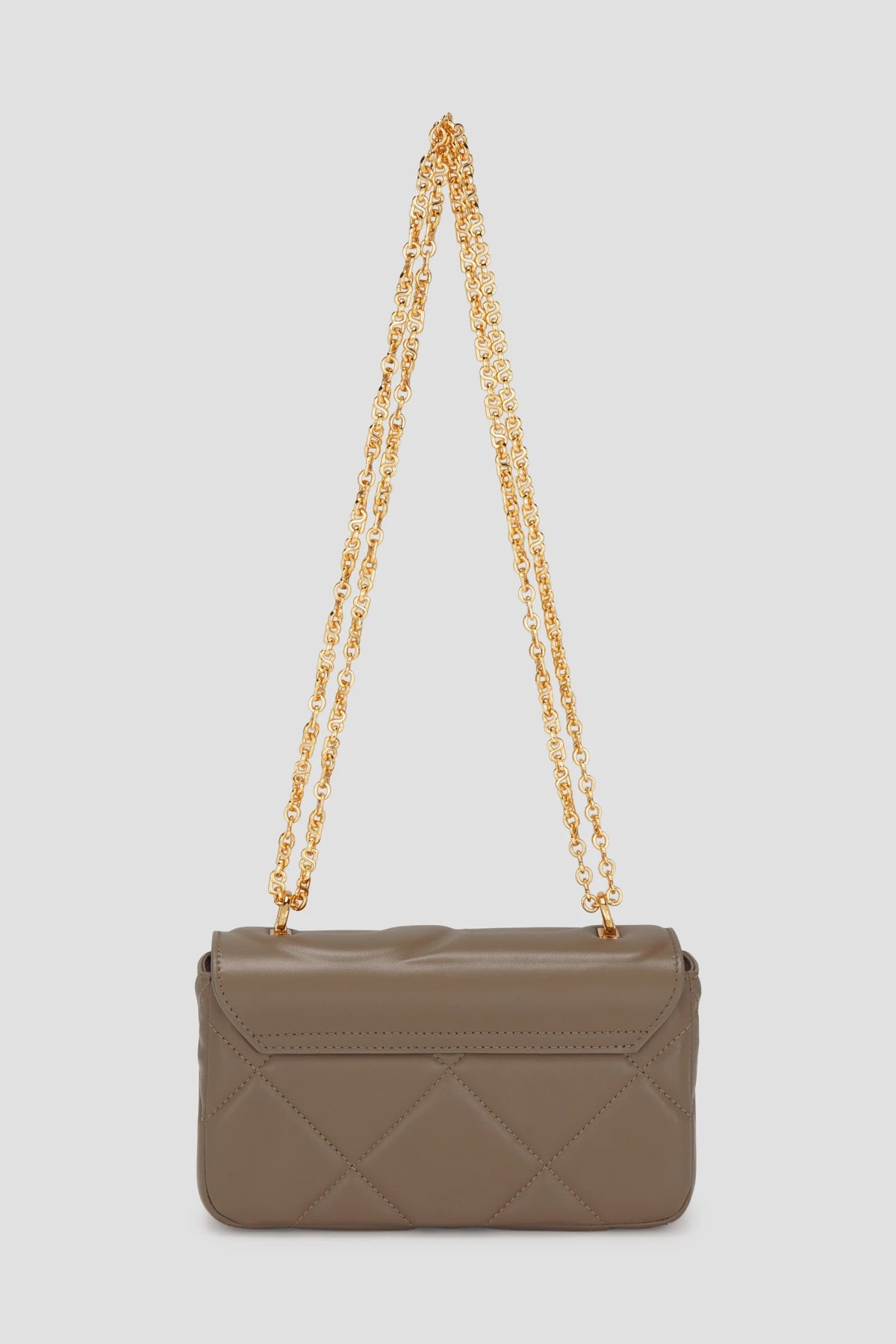 alana small bag in taupe by buttonscarves back view