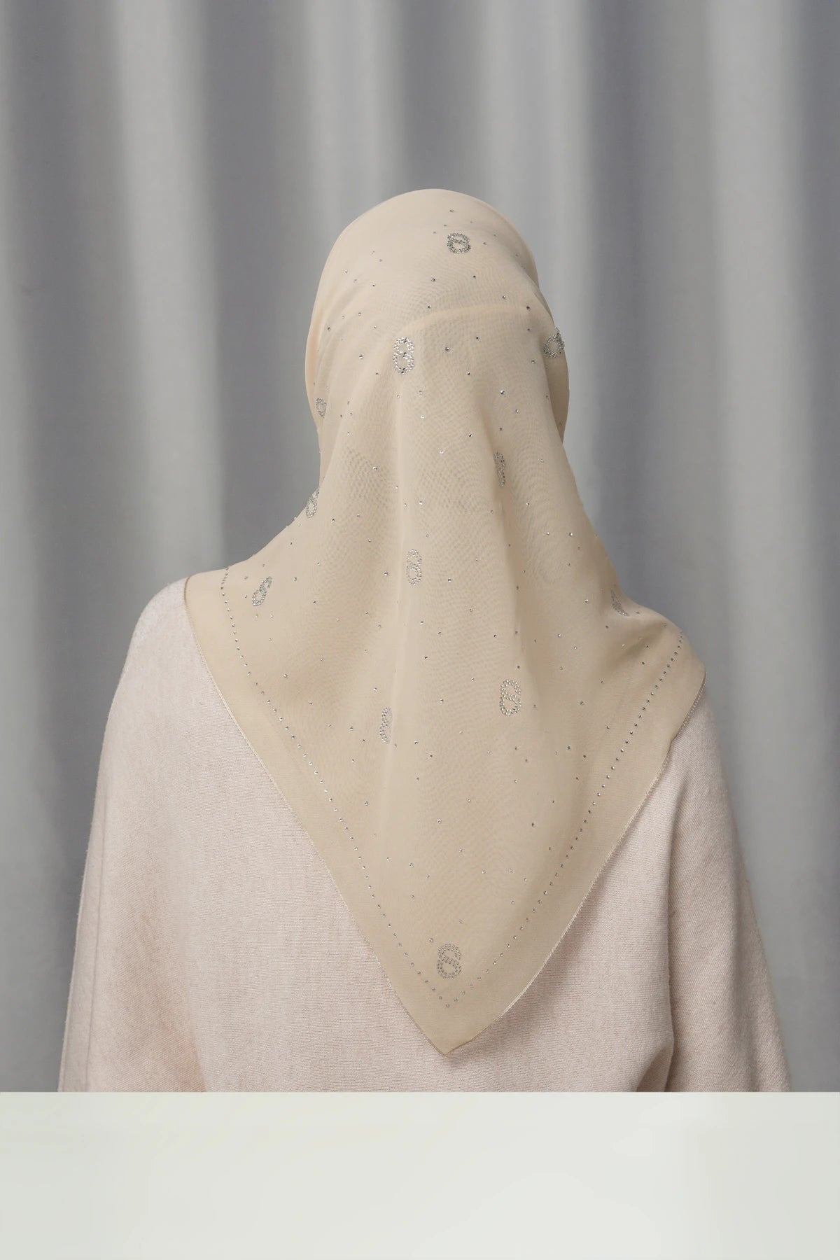 Everyday Glam Scarf - Almond