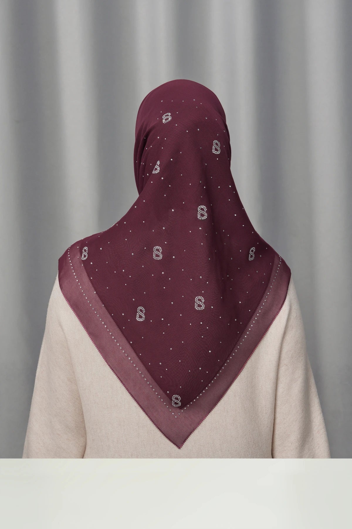 Everyday Glam Scarf - Pomegranate