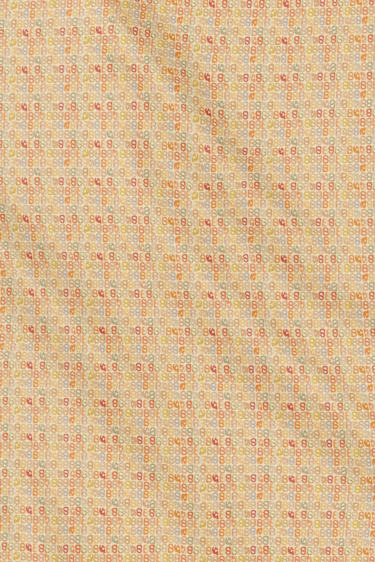 nagita square scarf in butter by buttonscarves pattern detail