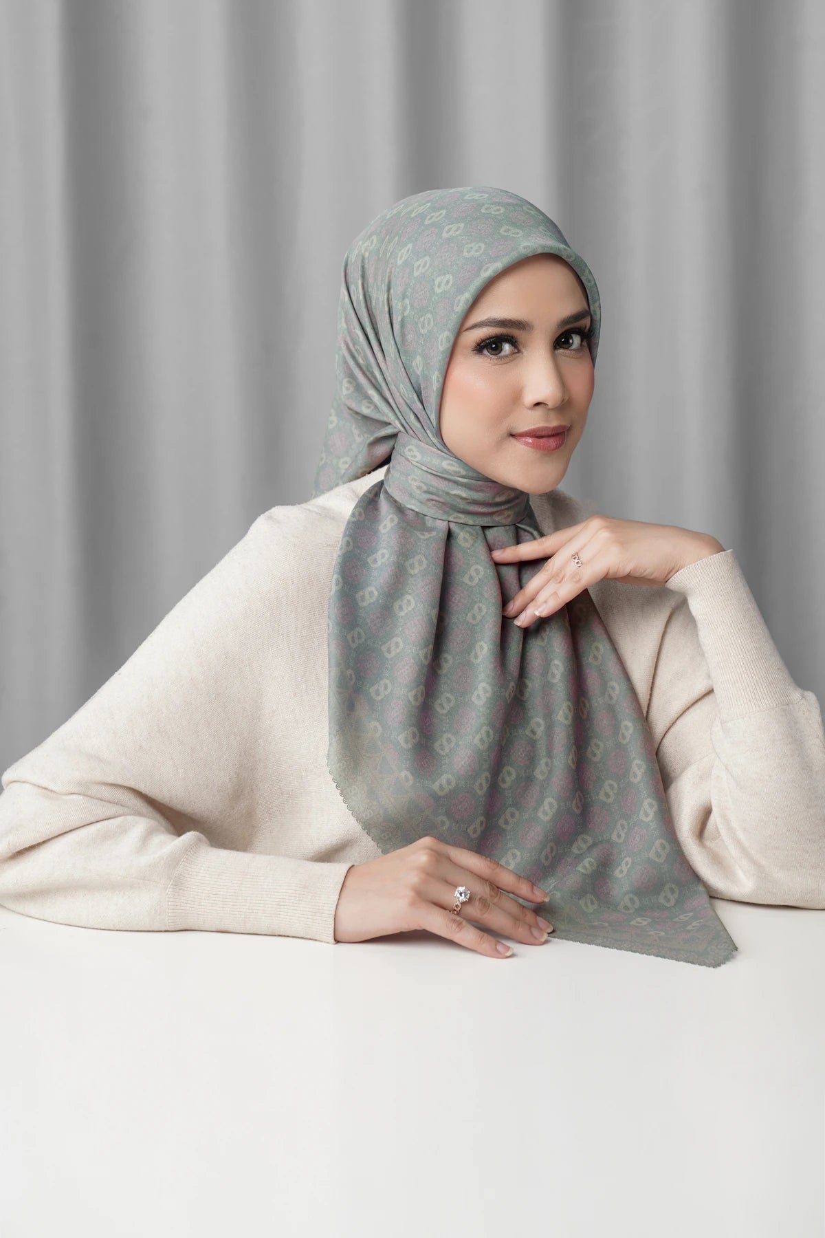 Songket Square - Fog