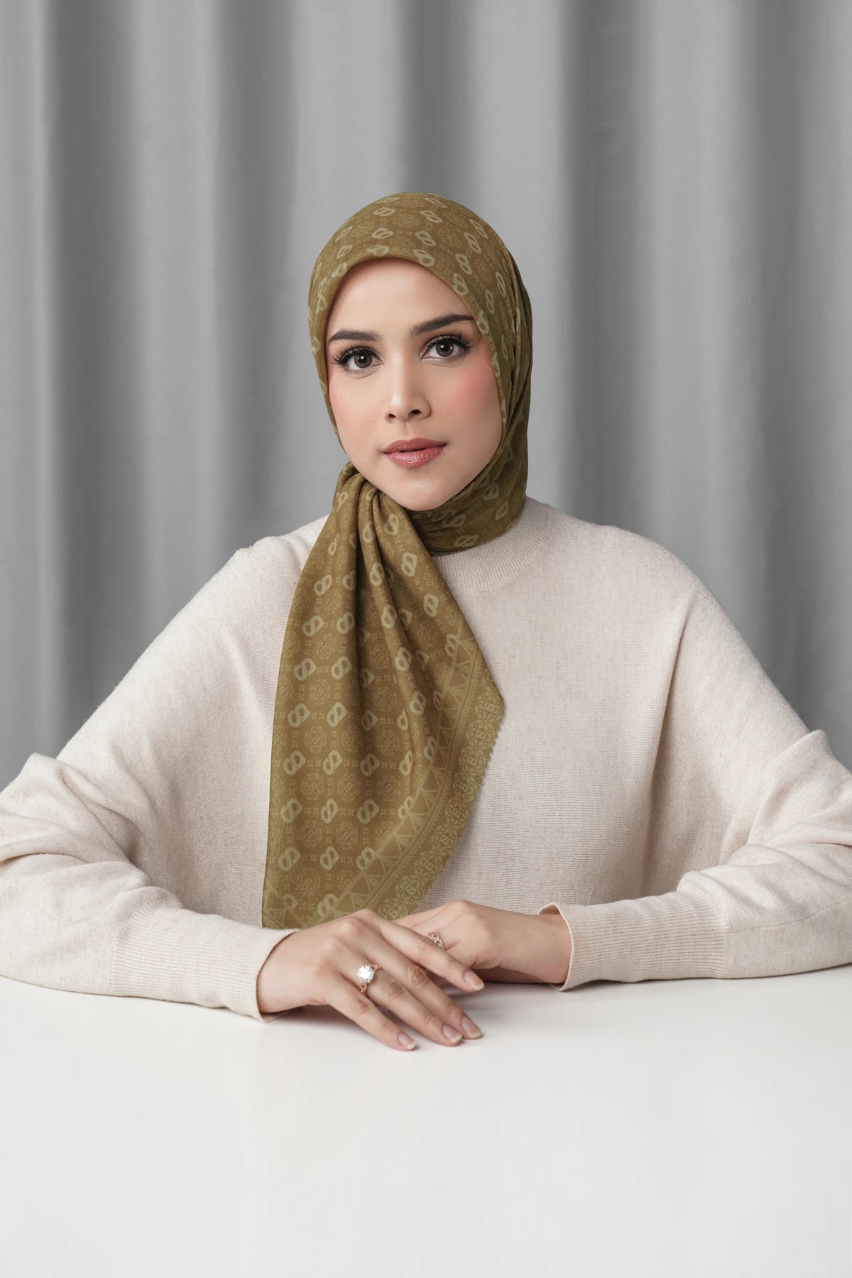 Songket Square - Peanut