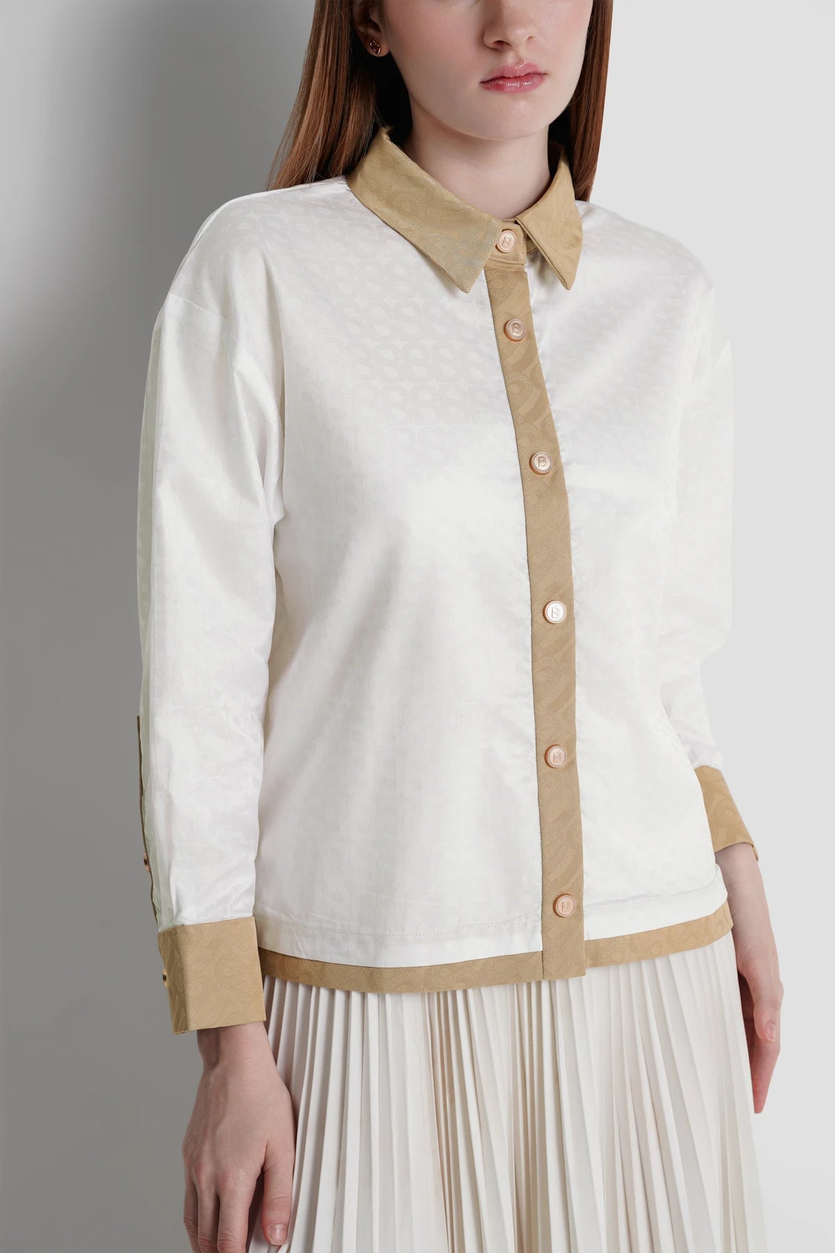 Tiffany Monogram Shirt - White