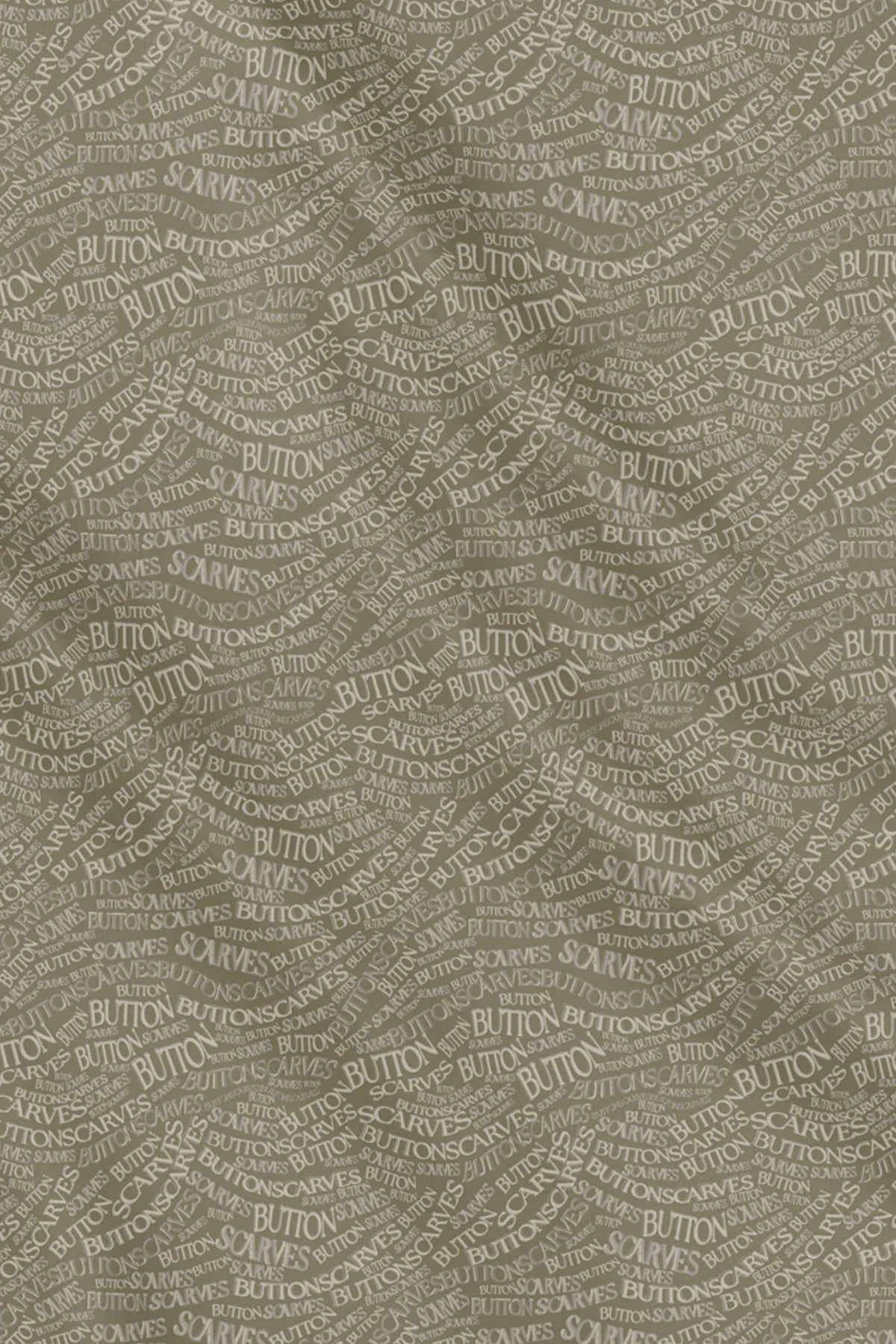 waves monogram printed square scarf in fossil by buttonscarves pattern detail