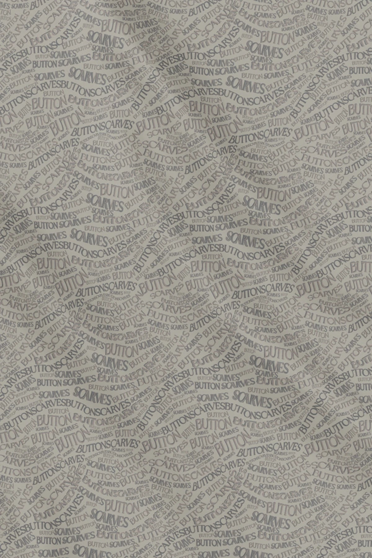 waves monogram printed square scarf in shadow by buttonscarves pattern detail