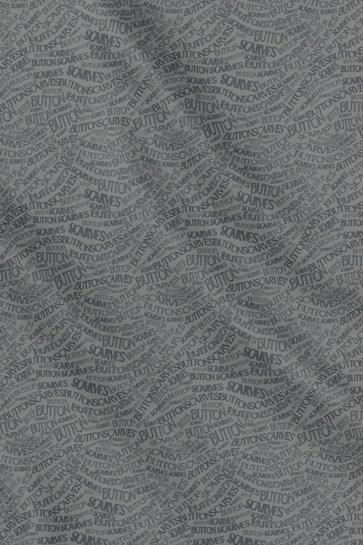 waves monogram printed square scarf in stormy by buttonscarves pattern detail