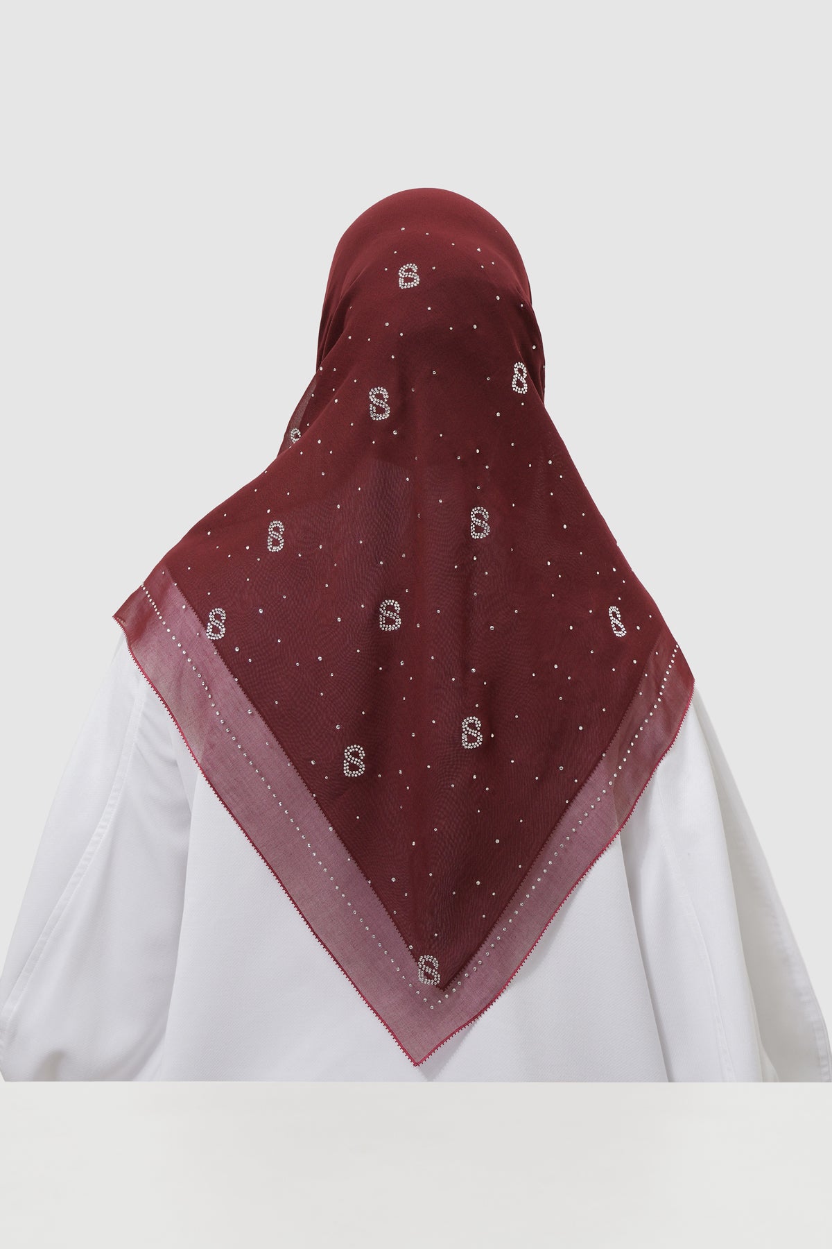 Everyday Glam Scarf - Maroon
