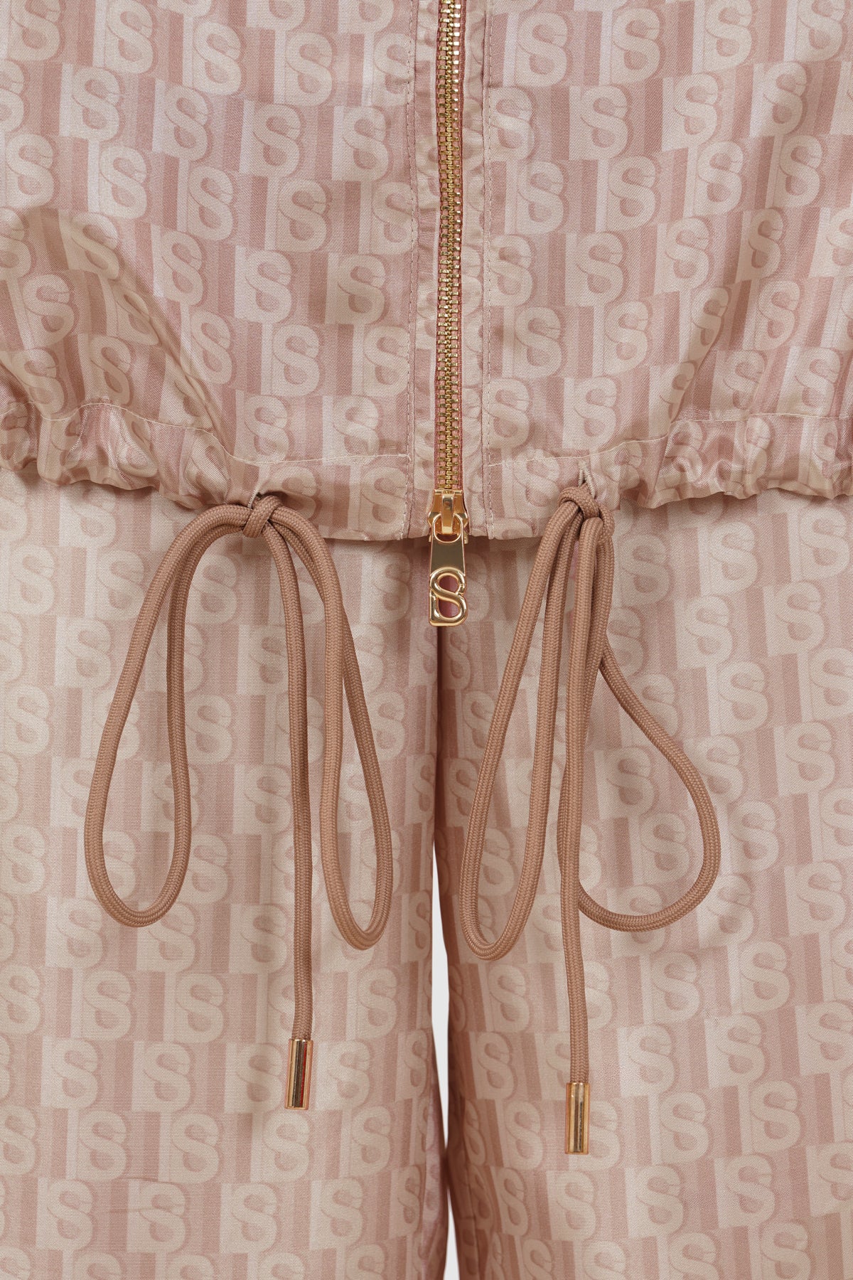 Leena Monogram Parka - Dark Mocha