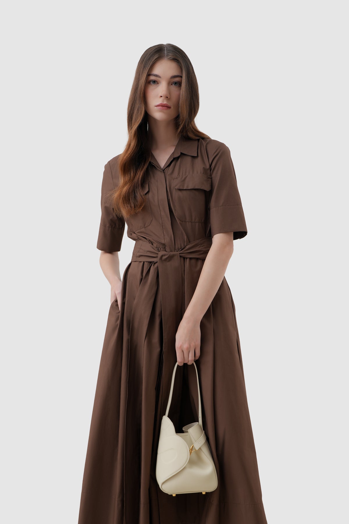 Britney Bag Small - Saffiano Leather - Lamb