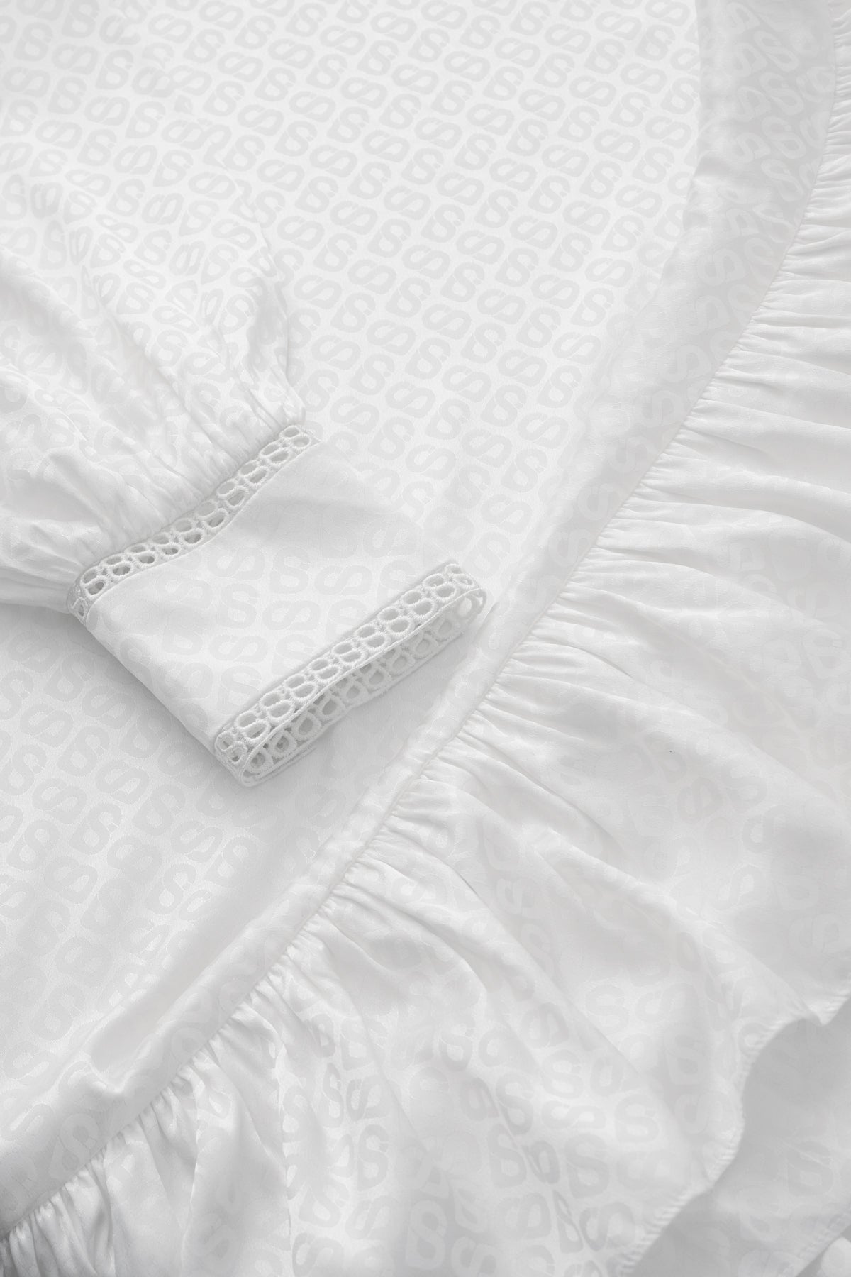 Elora Tapis Ruffle Tunic - Jasmine