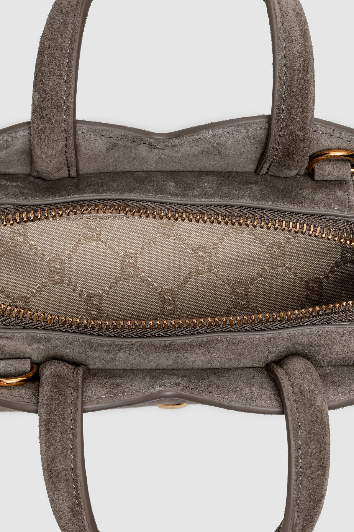 Joy Bag Small - Suede Leather - Taupe