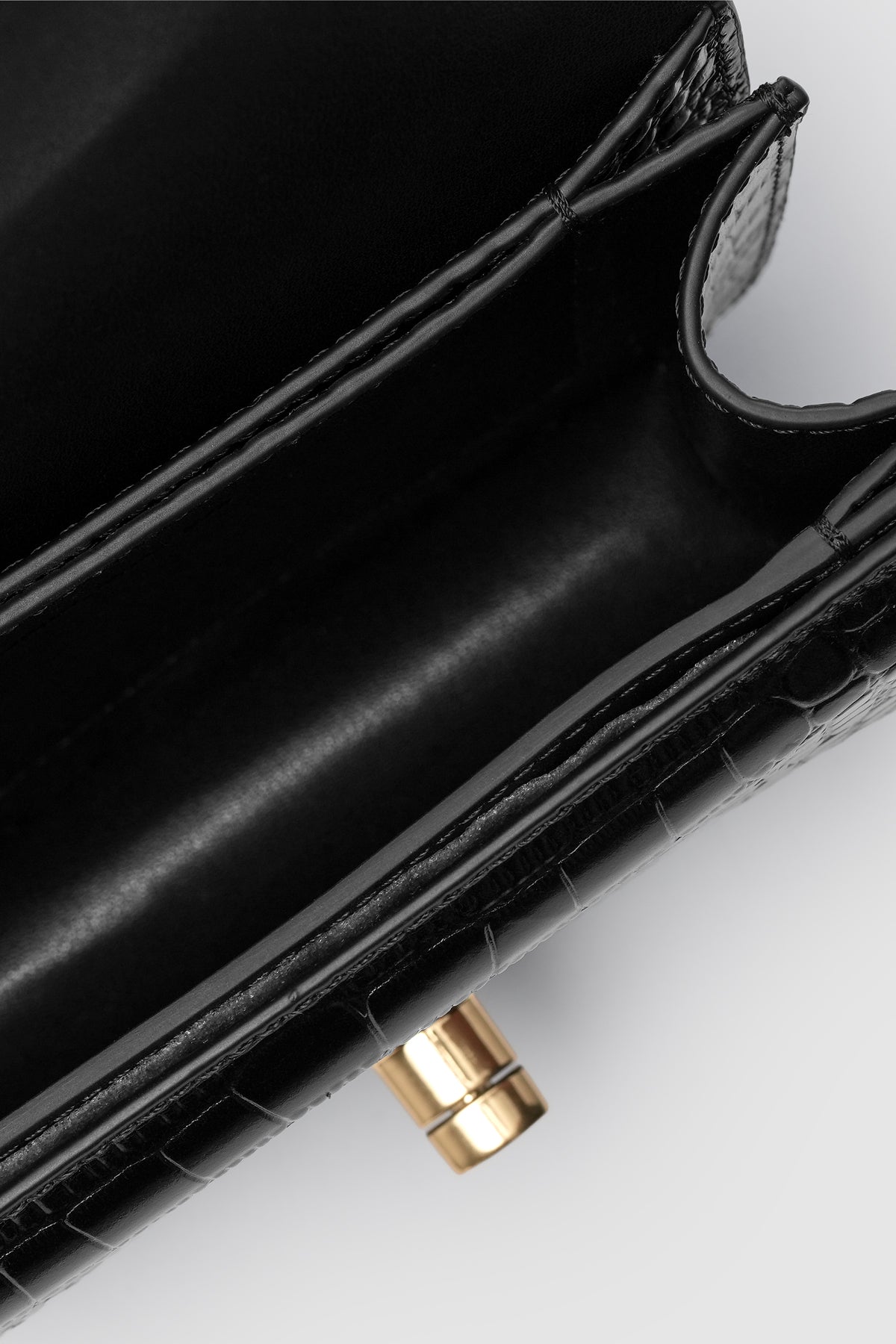 Alba Bag - Black in Croco